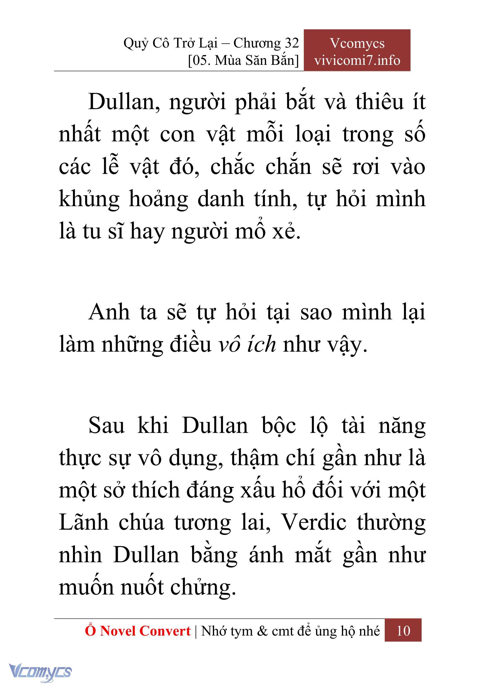 [Novel] Quý Cô Trở Lại Chap 32 - Trang 2