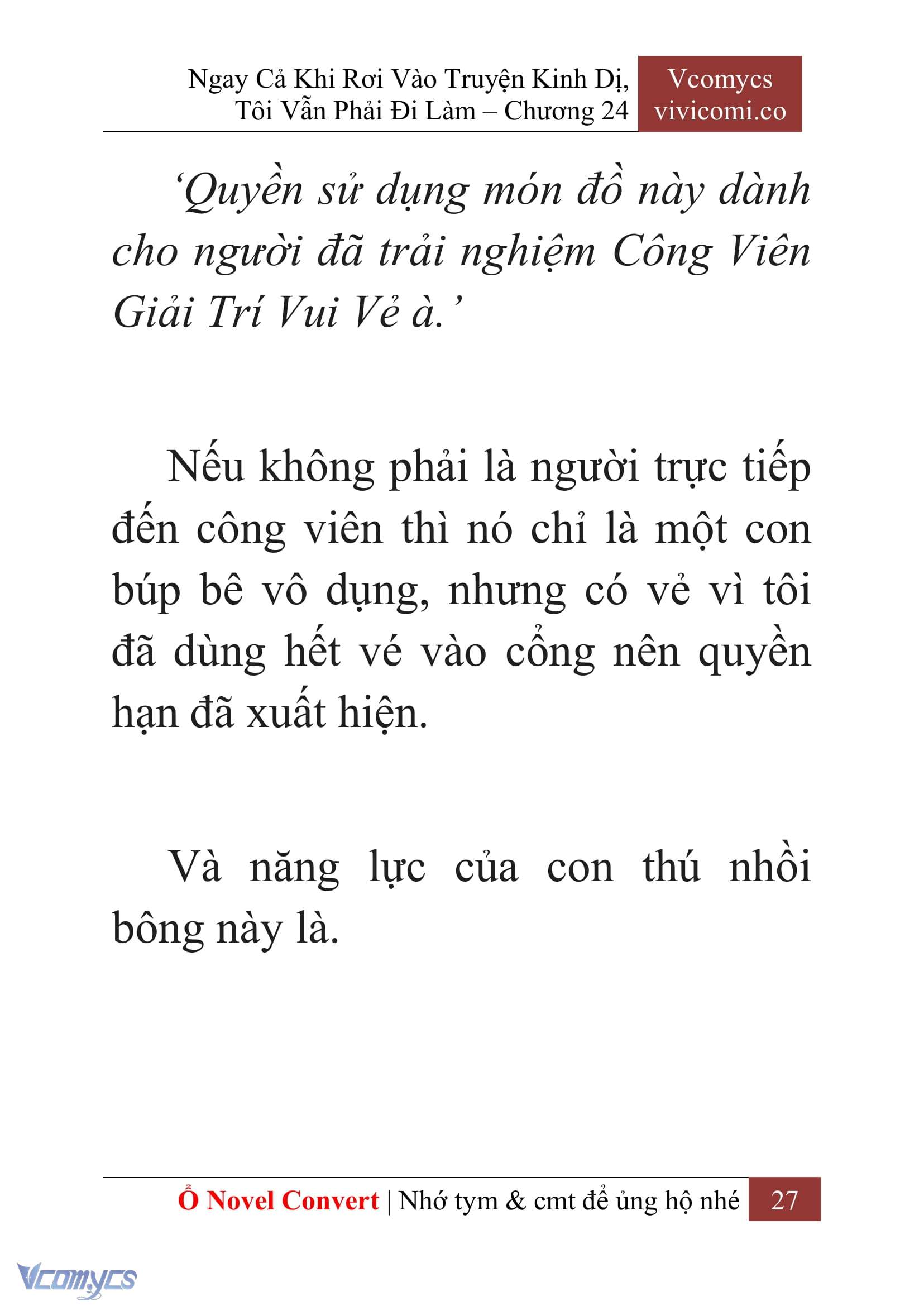 [Novel] Ngay Cả Khi Rơi Vào Truyện Kinh Dị, Tôi Vẫn Phải Đi Làm Chap 24 - Trang 2