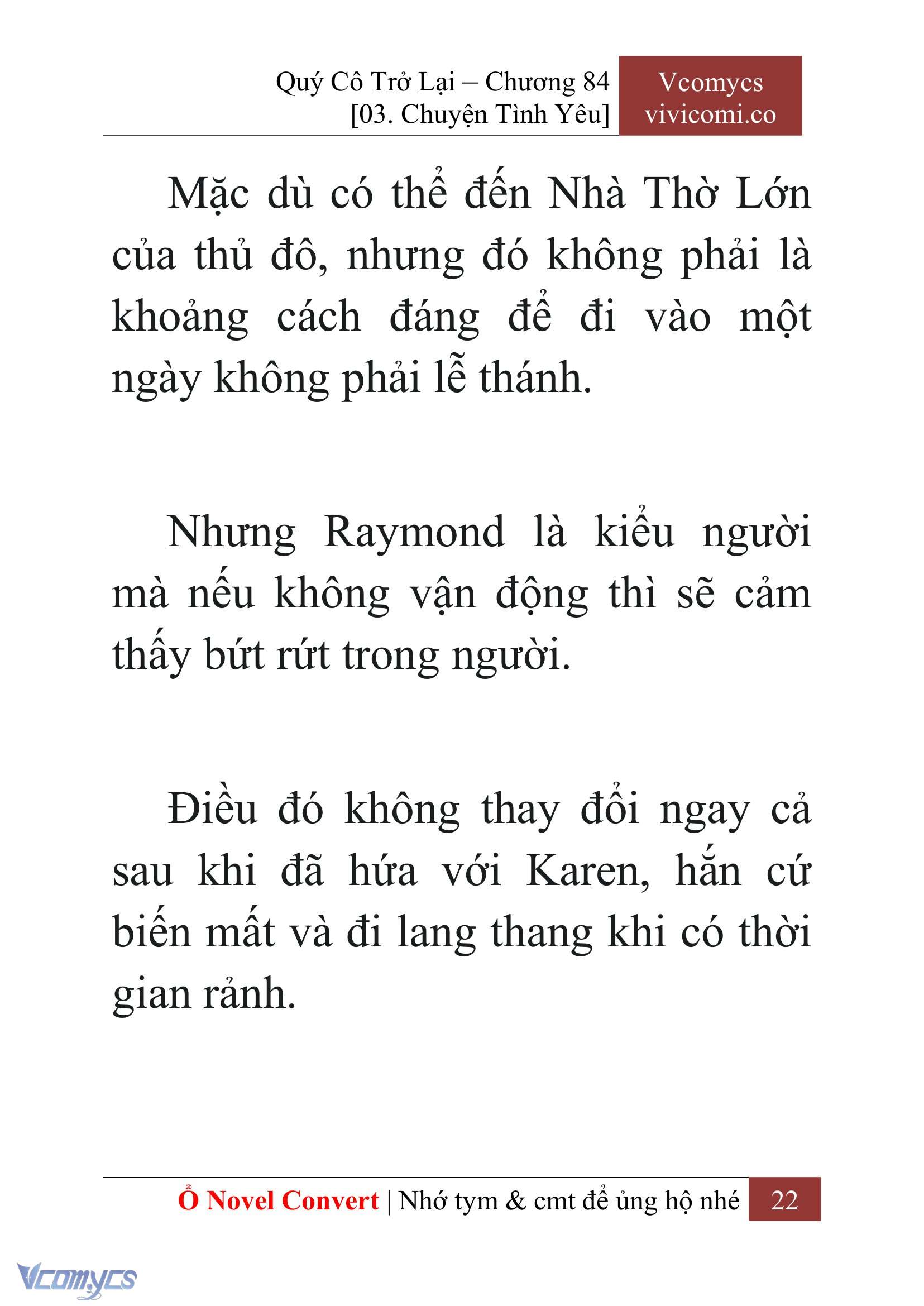 [Novel] Quý Cô Trở Lại Chap 84 - Trang 2