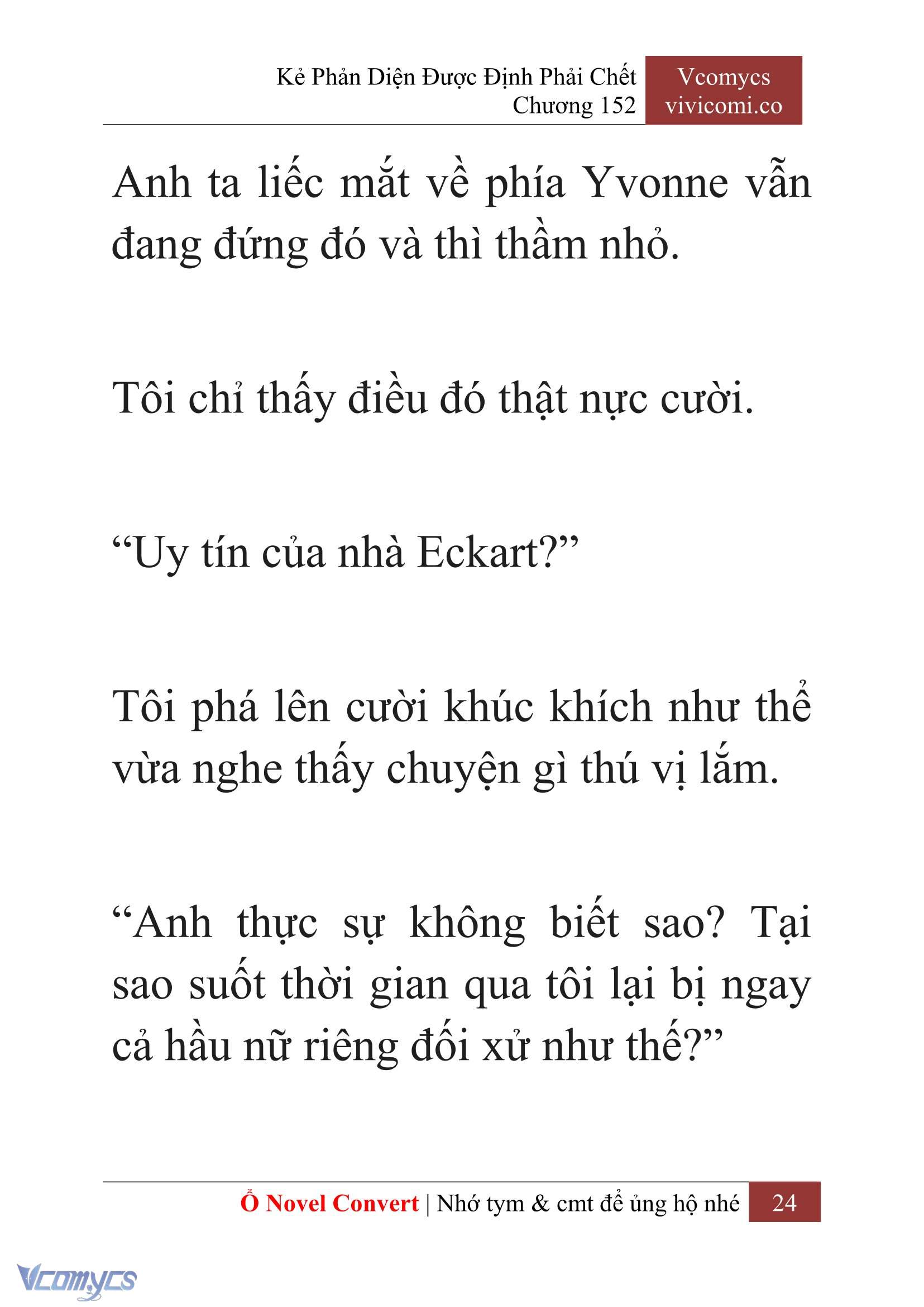 [Novel] Kẻ Phản Diện Được Định Phải Chết Chap 152 - Next Chap 153
