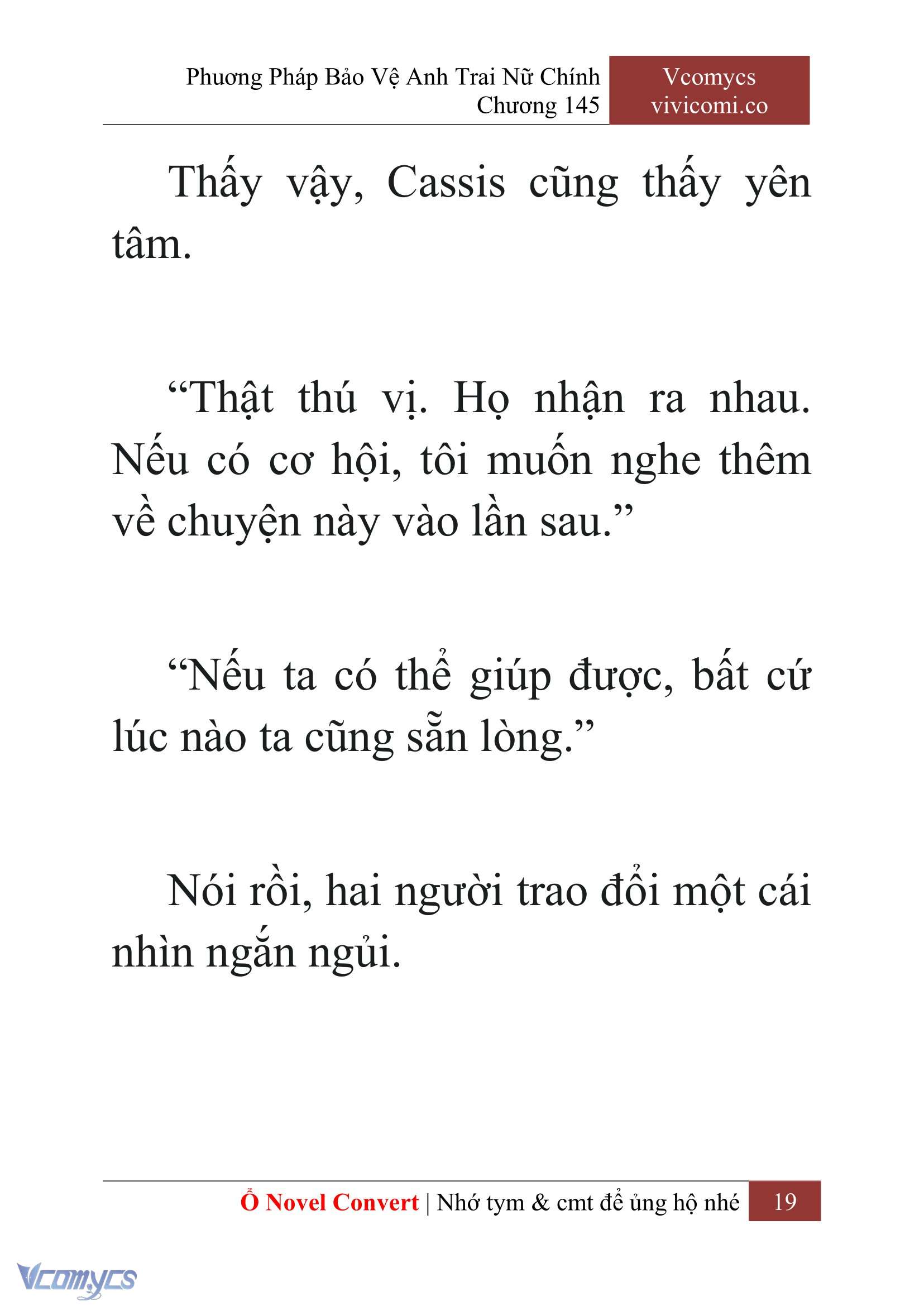 [Novel] Phương Pháp Bảo Vệ Anh Trai Nữ Chính Chap 145 - Trang 2