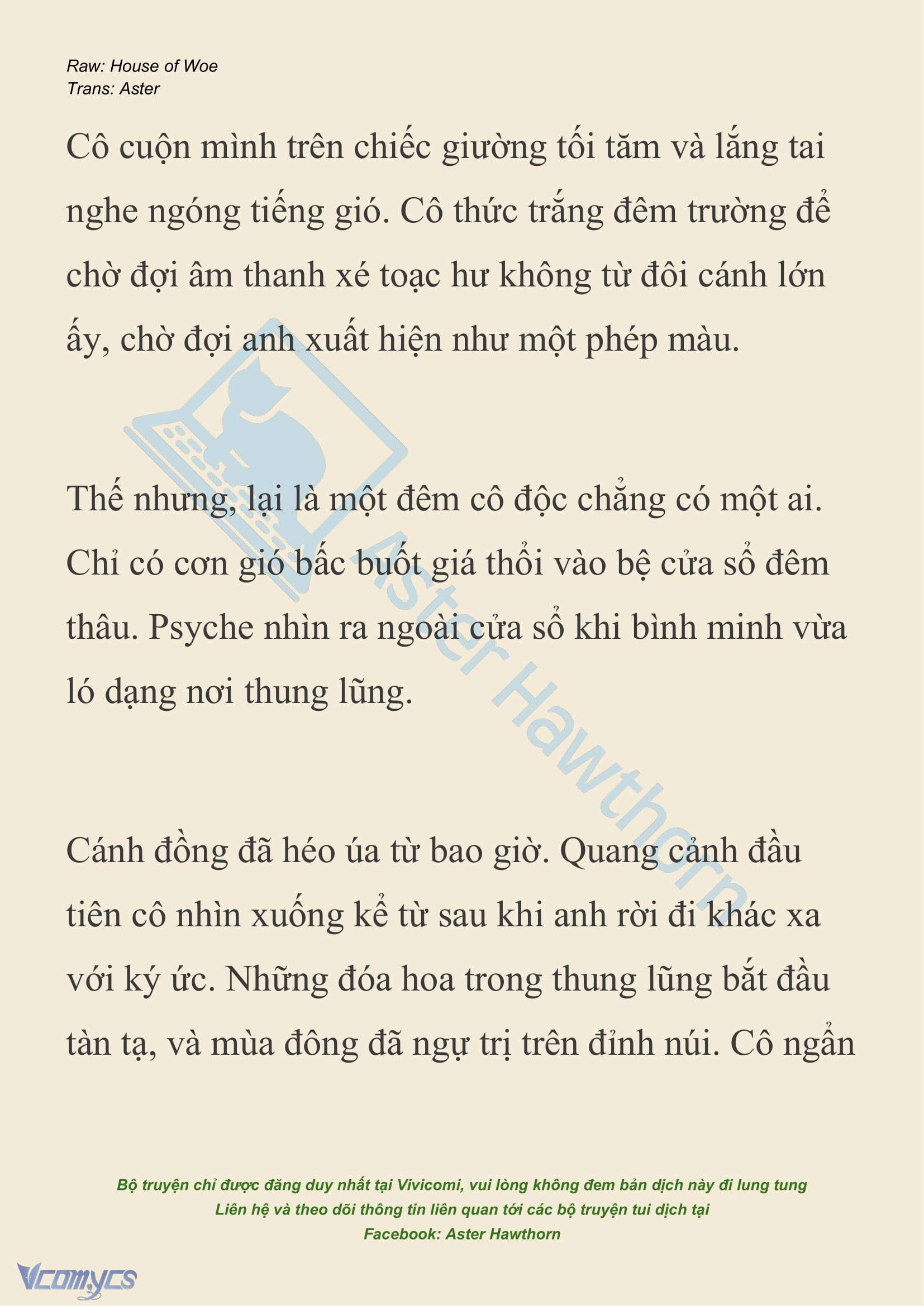 [NOVEL] Dành Cho Các Nữ Thần: Dành cho Psyche Chap 38 - Trang 2