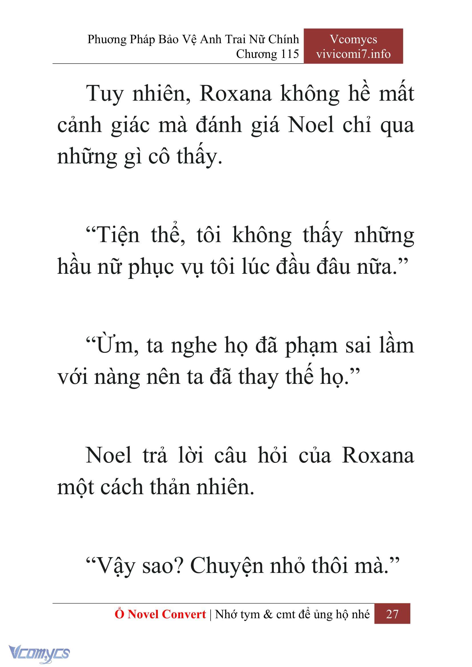 [Novel] Phương Pháp Bảo Vệ Anh Trai Nữ Chính Chap 115 - Trang 2