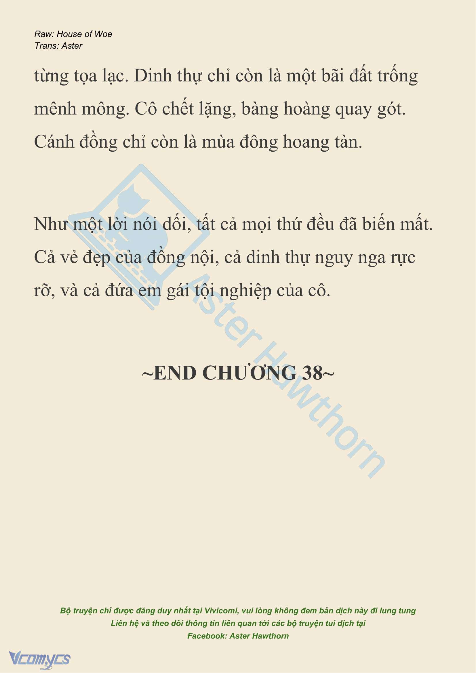 [NOVEL] Dành Cho Các Nữ Thần: Dành cho Psyche Chap 38 - Trang 2