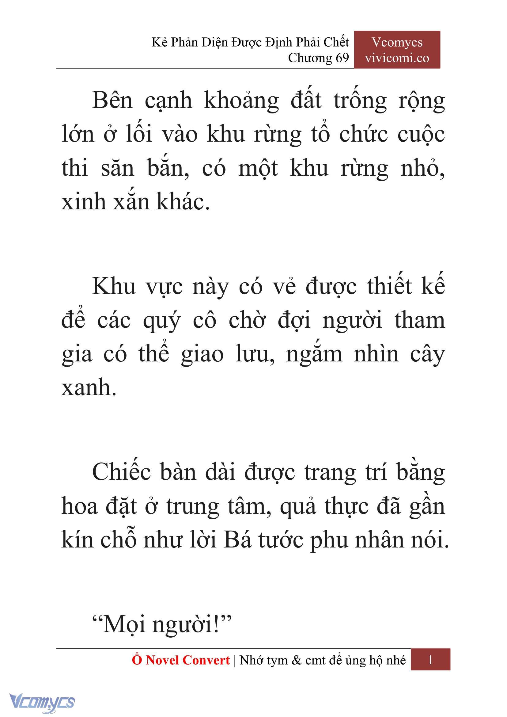 [Novel] Kẻ Phản Diện Được Định Phải Chết Chap 69 - Trang 2