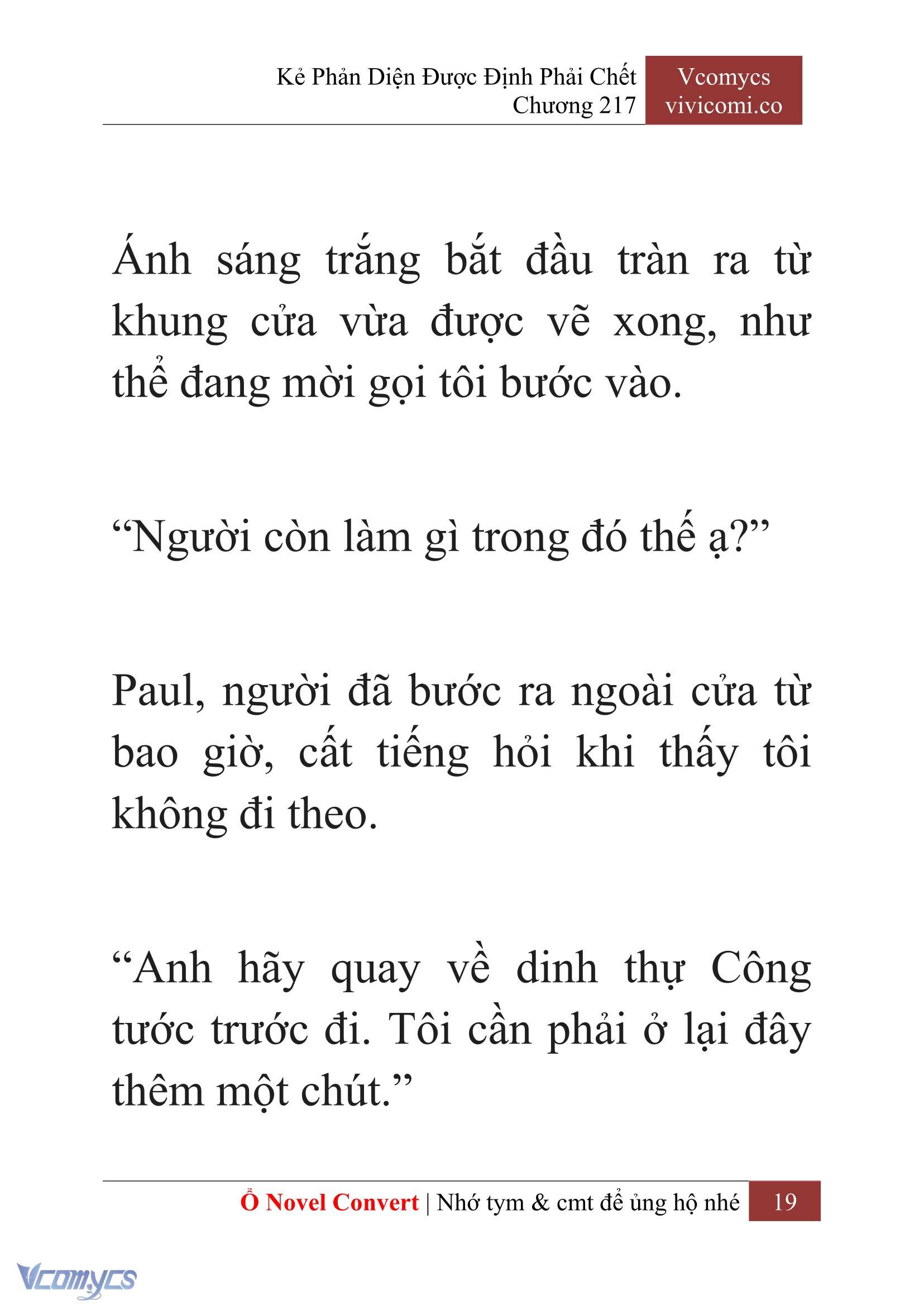 [Novel] Kẻ Phản Diện Được Định Phải Chết Chap 217 - Next Chap 218