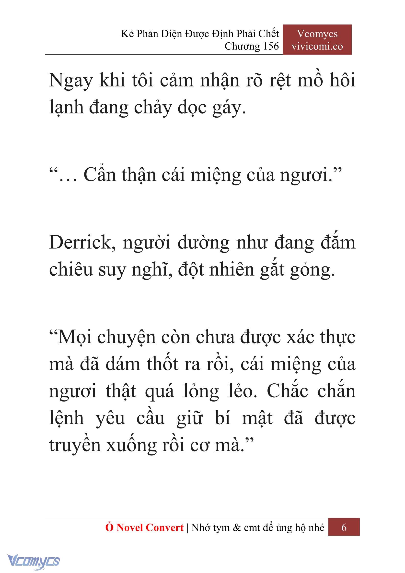 [Novel] Kẻ Phản Diện Được Định Phải Chết Chap 156 - Trang 2