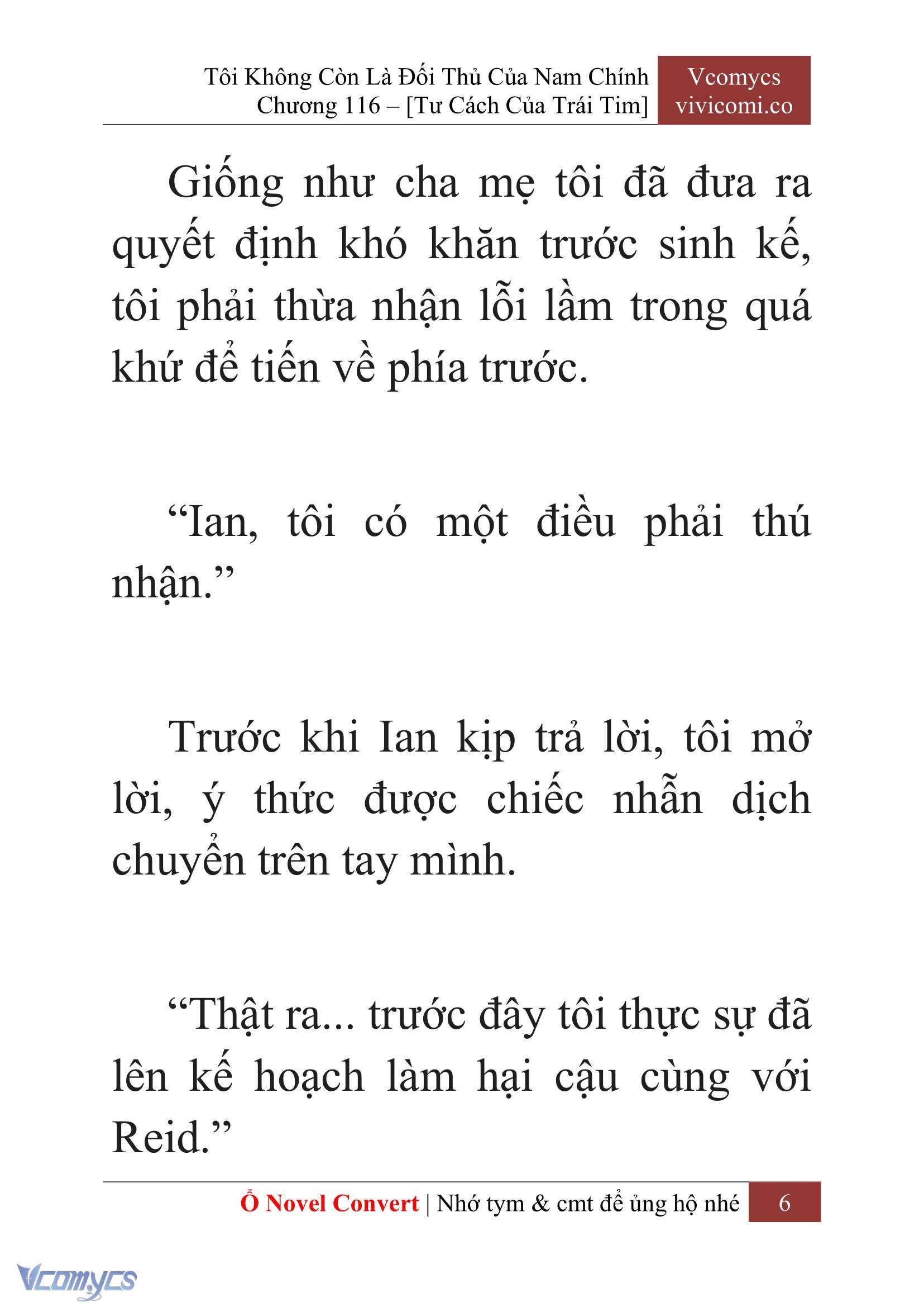 [Novel] Tôi Không Còn Là Đối Thủ Của Nam Chính Chap 116 - Trang 2