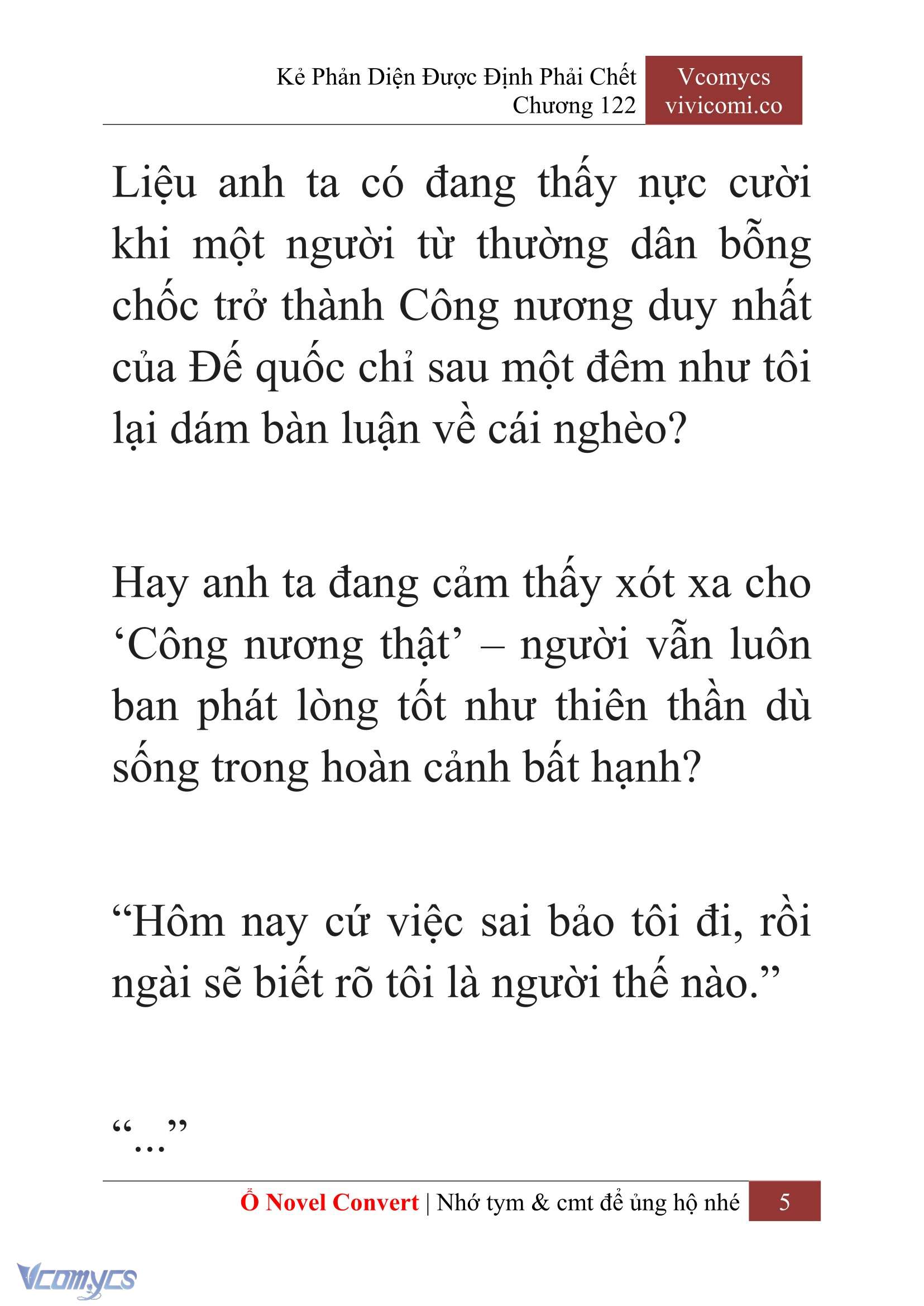 [Novel] Kẻ Phản Diện Được Định Phải Chết Chap 122 - Next Chap 123
