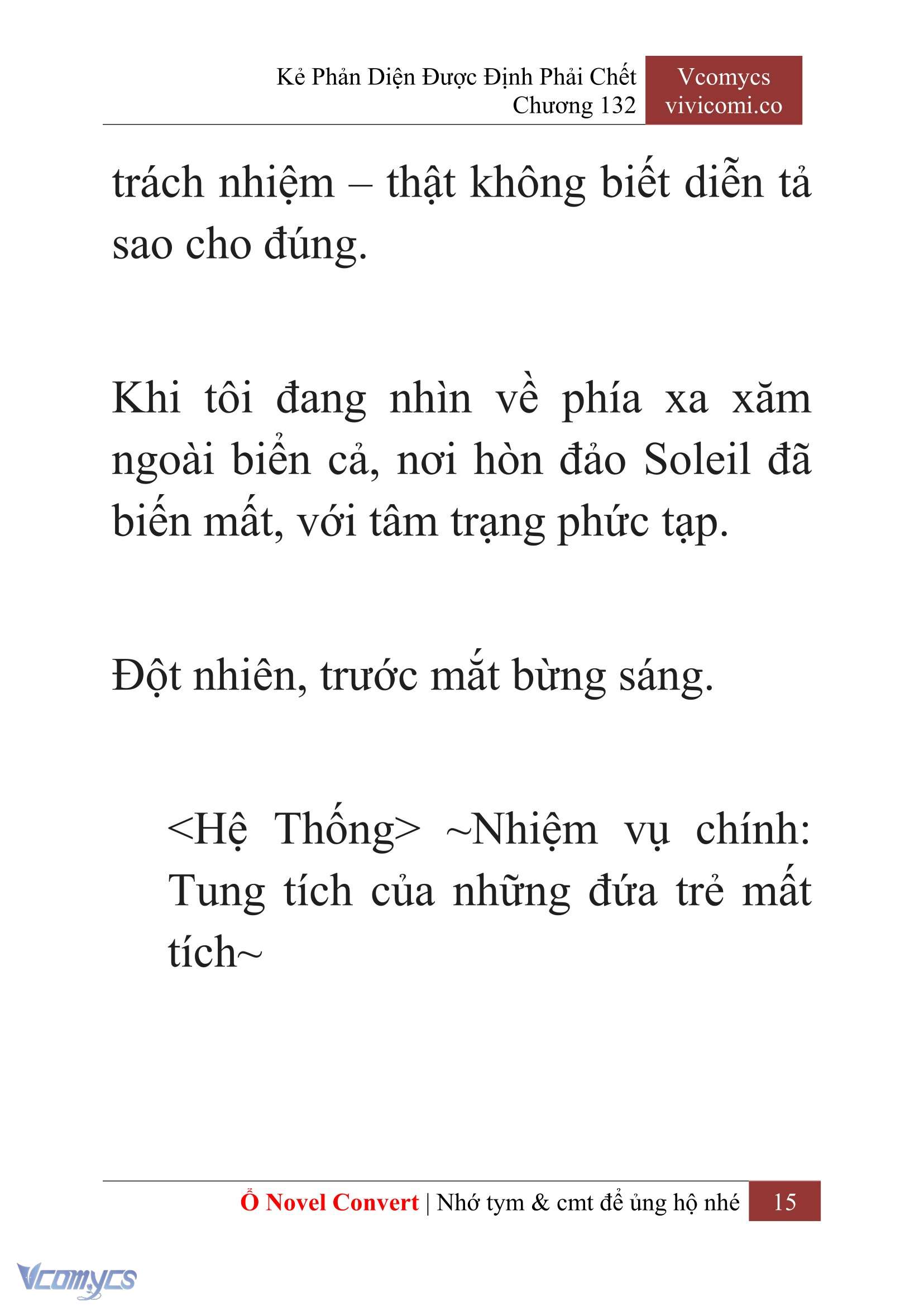 [Novel] Kẻ Phản Diện Được Định Phải Chết Chap 132 - Trang 2