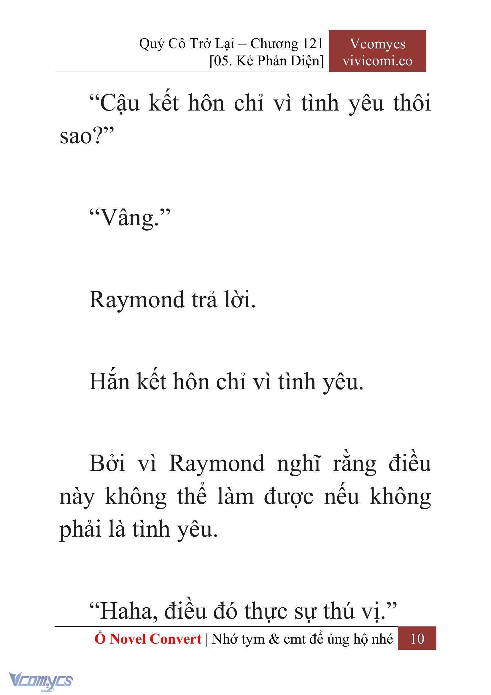 [Novel] Quý Cô Trở Lại Chap 121 - Trang 2