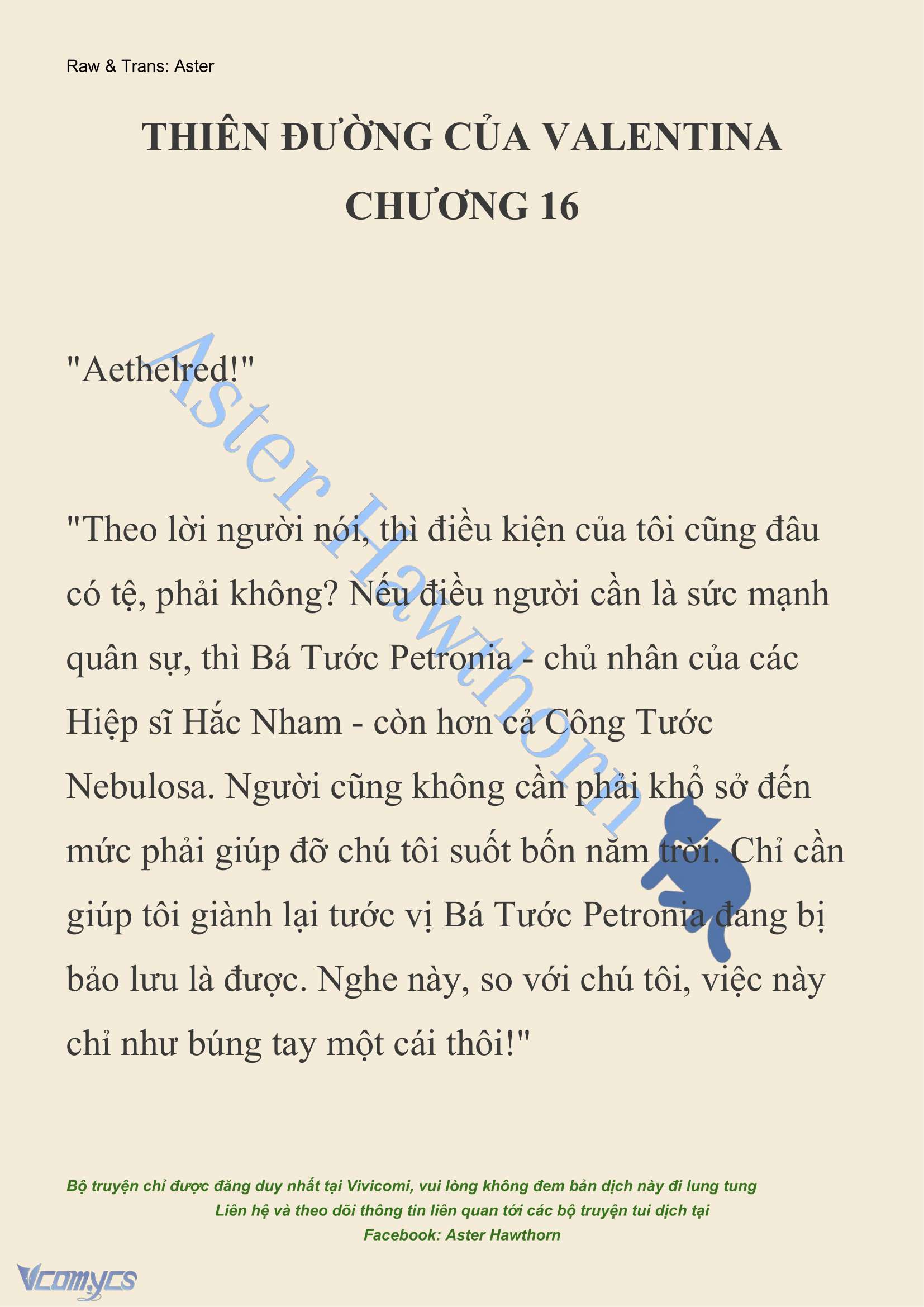 [NOVEL] Thiên Đường Của Valentina Chap 16 - Trang 2