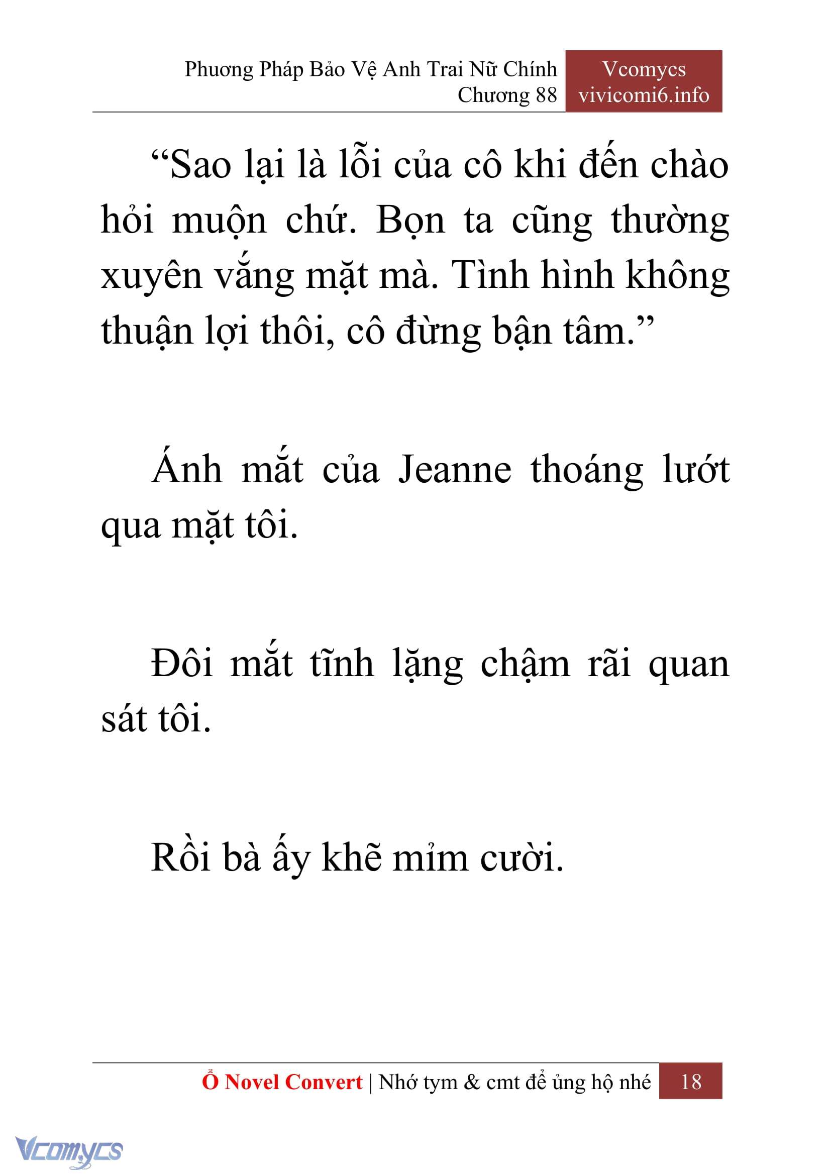 [Novel] Phương Pháp Bảo Vệ Anh Trai Nữ Chính Chap 88 - Trang 2