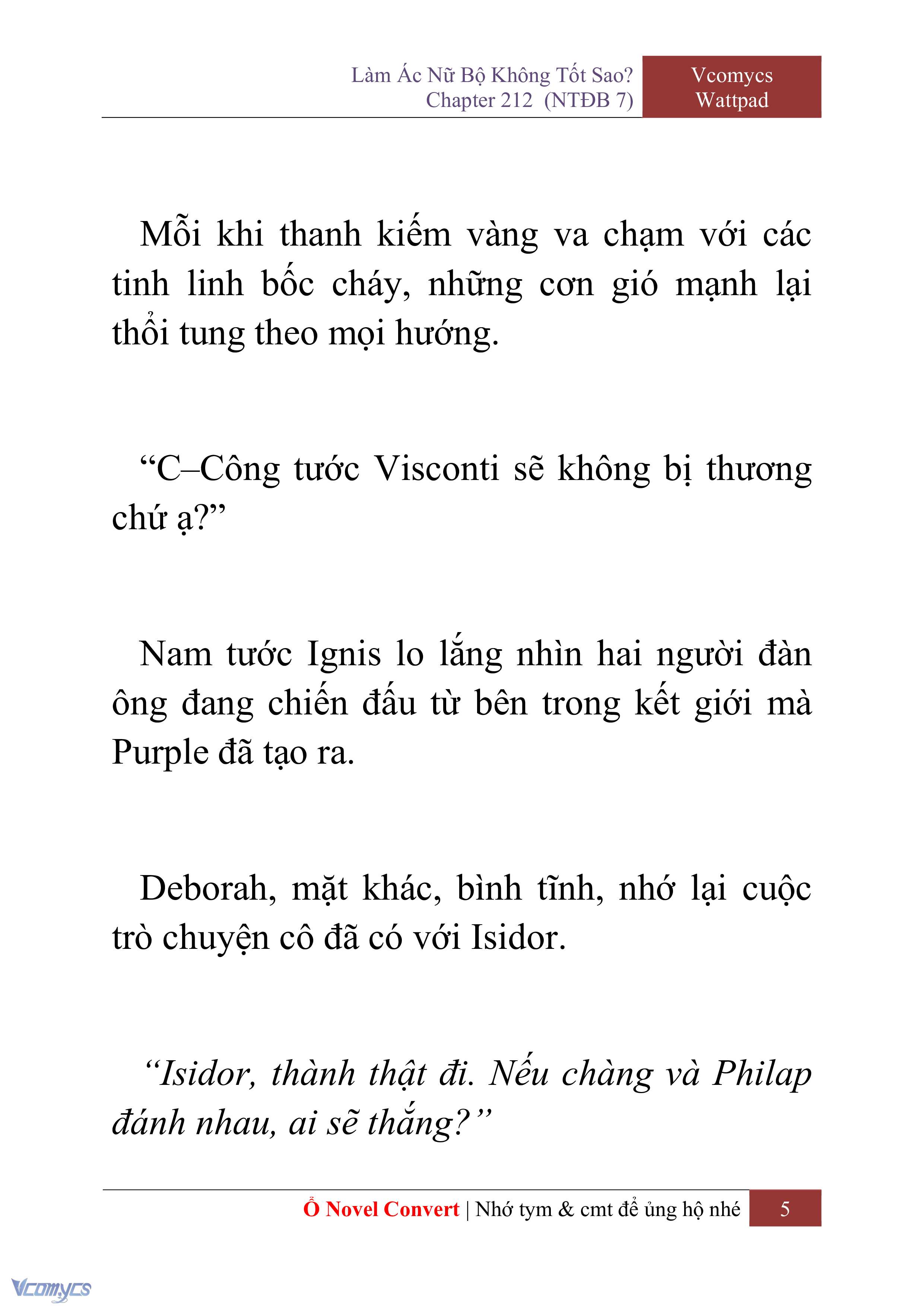 [Novel] Làm Ác Nữ Bộ Không Tốt Sao? Chap 212 - Trang 2