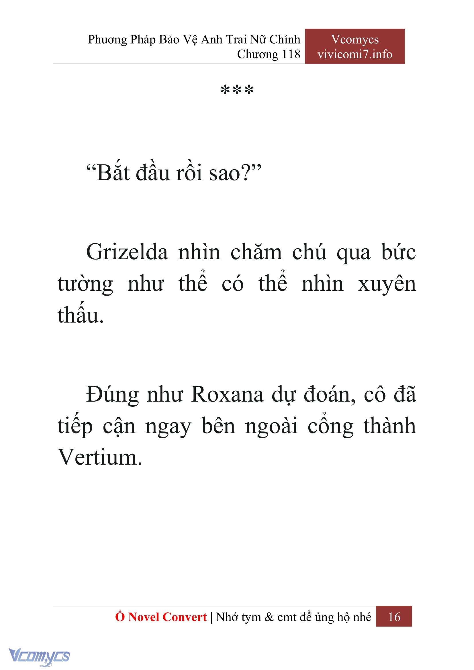 [Novel] Phương Pháp Bảo Vệ Anh Trai Nữ Chính Chap 118 - Trang 2