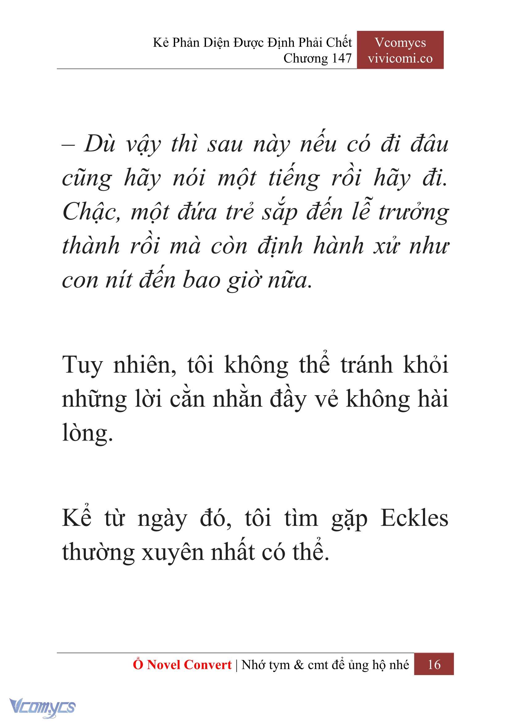 [Novel] Kẻ Phản Diện Được Định Phải Chết Chap 147 - Trang 2
