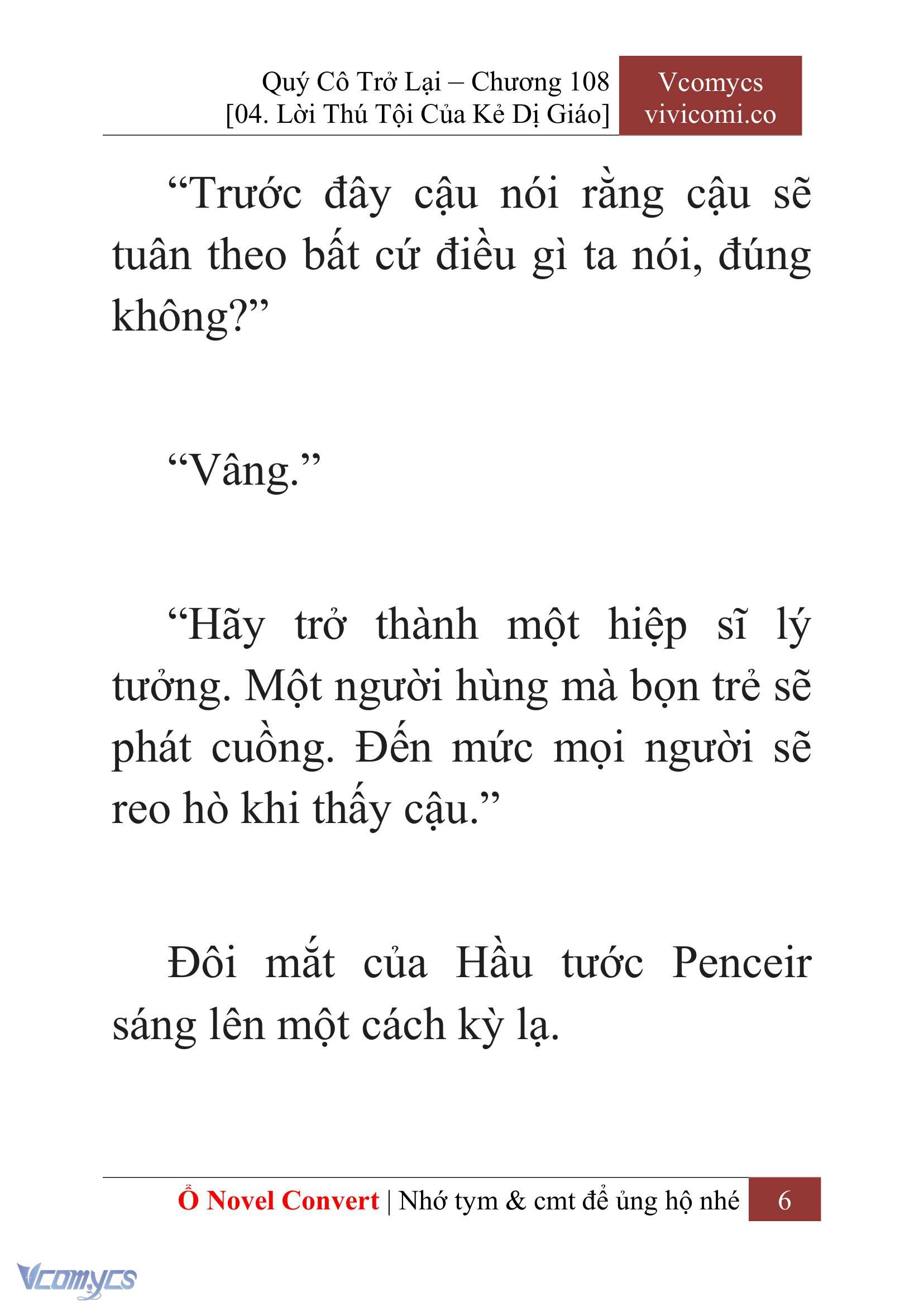[Novel] Quý Cô Trở Lại Chap 108 - Trang 2