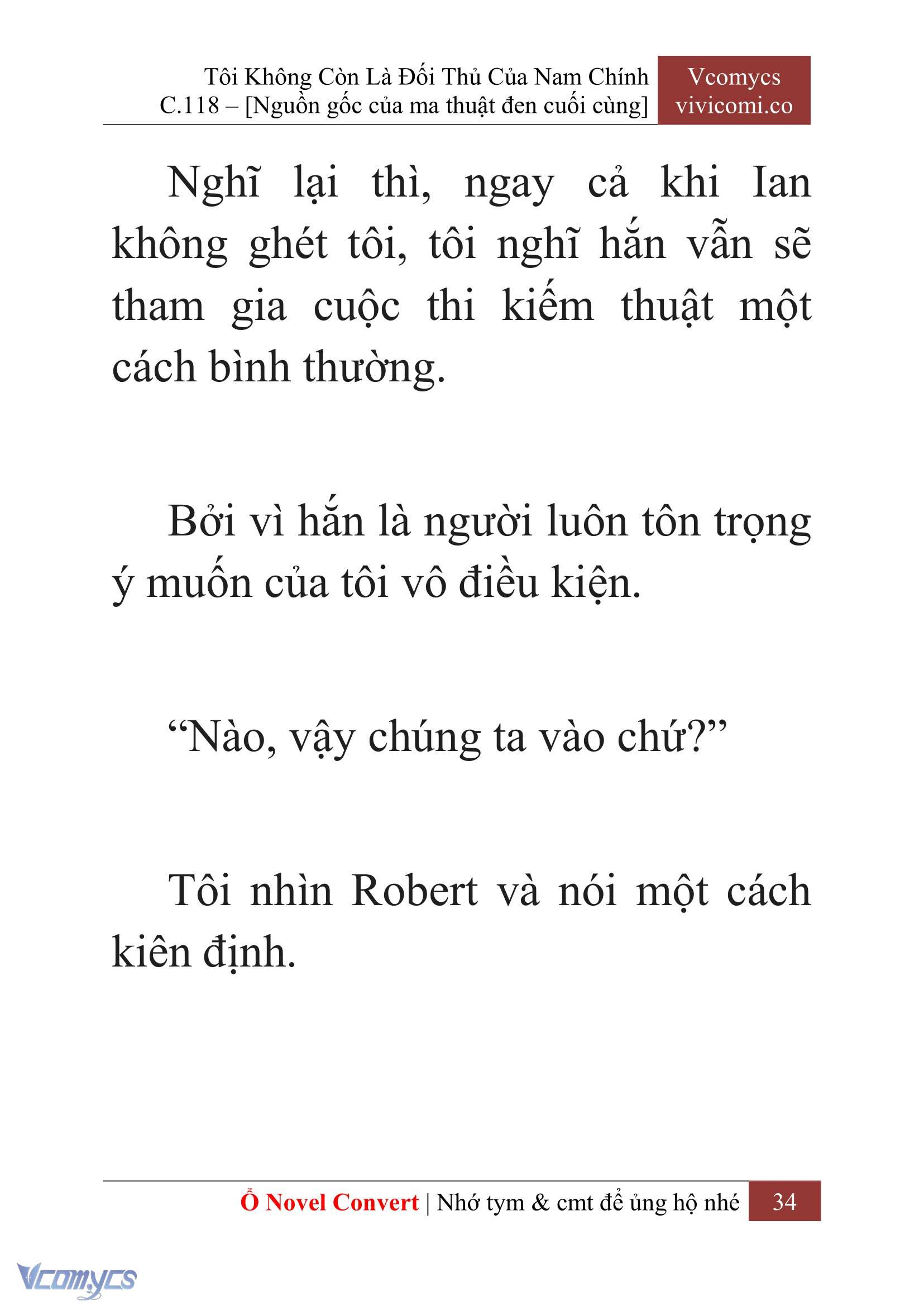 [Novel] Tôi Không Còn Là Đối Thủ Của Nam Chính Chap 118 - Trang 2