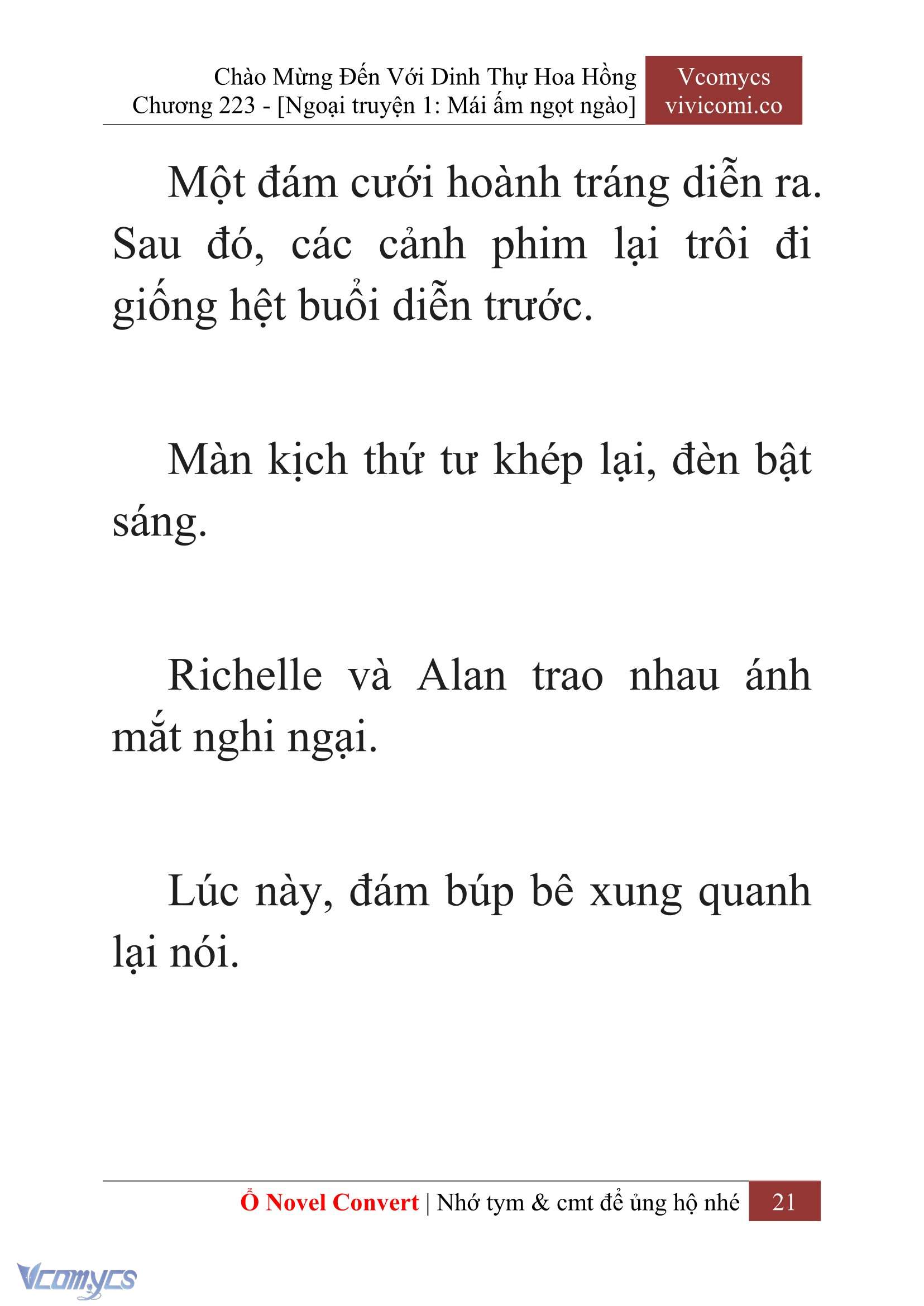 [Novel] Chào Mừng Đến Với Dinh Thự Hoa Hồng Chap 223 - Trang 2