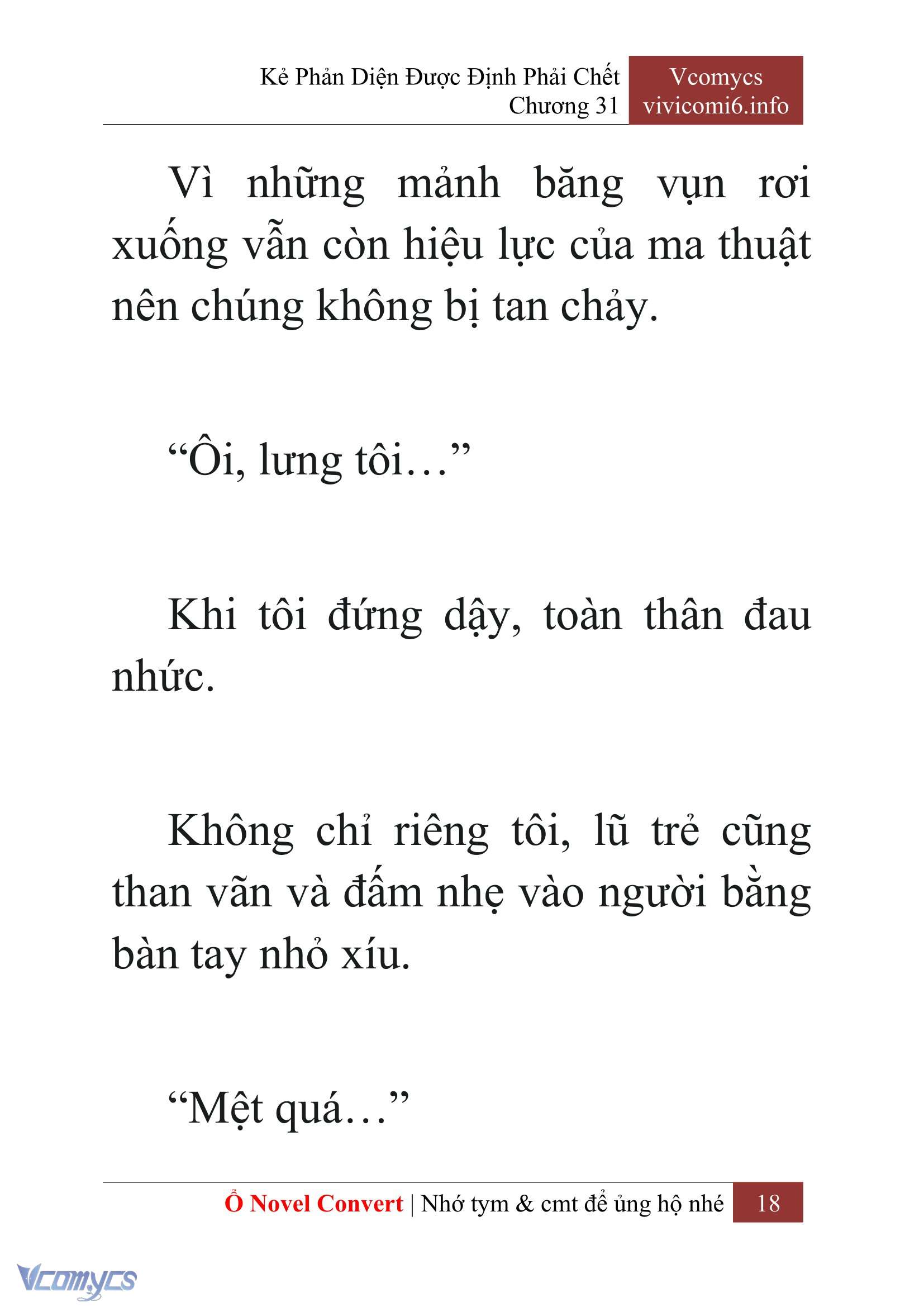 [Novel] Kẻ Phản Diện Được Định Phải Chết Chap 31 - Next Chap 32