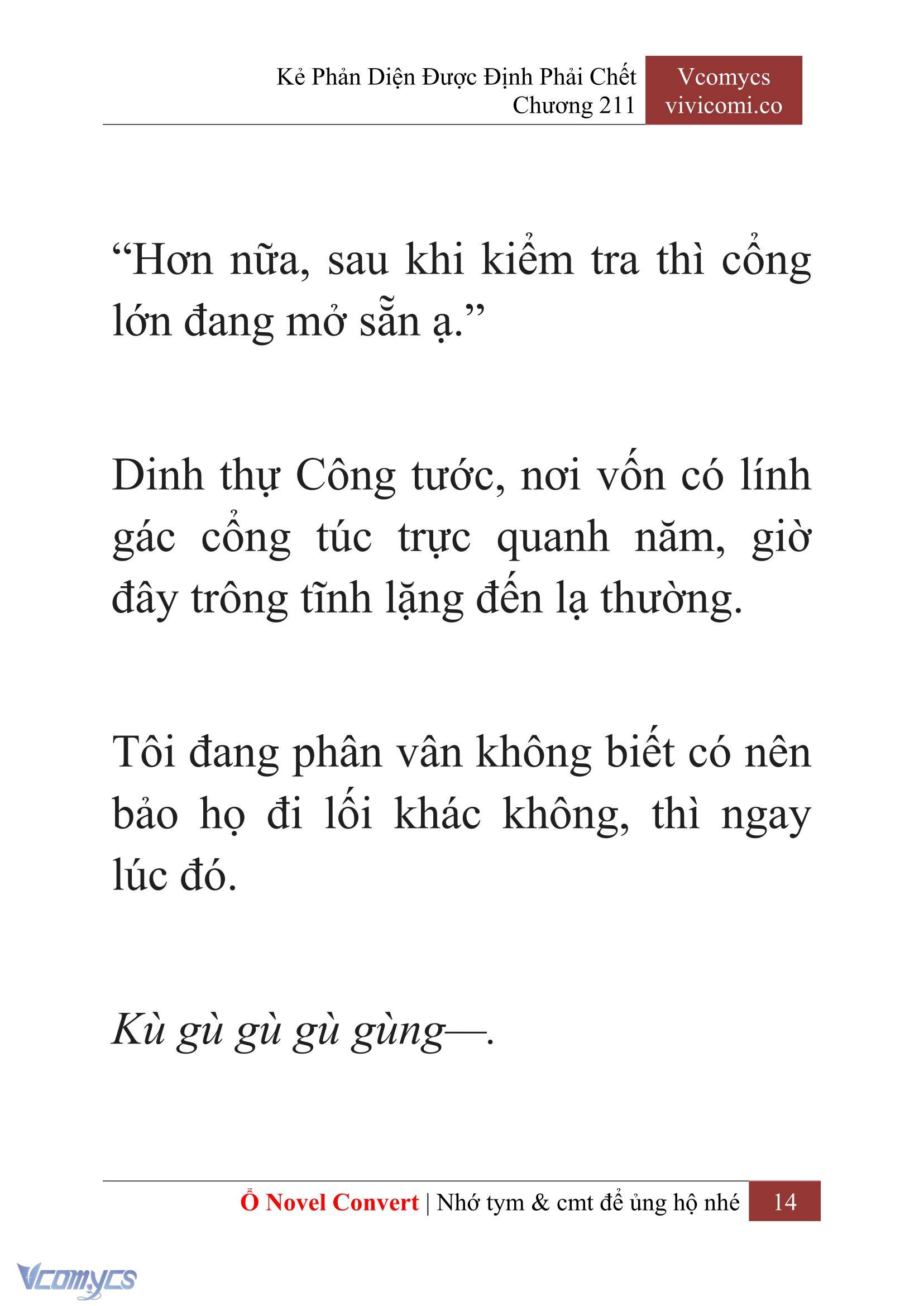 [Novel] Kẻ Phản Diện Được Định Phải Chết Chap 211 - Next Chap 212