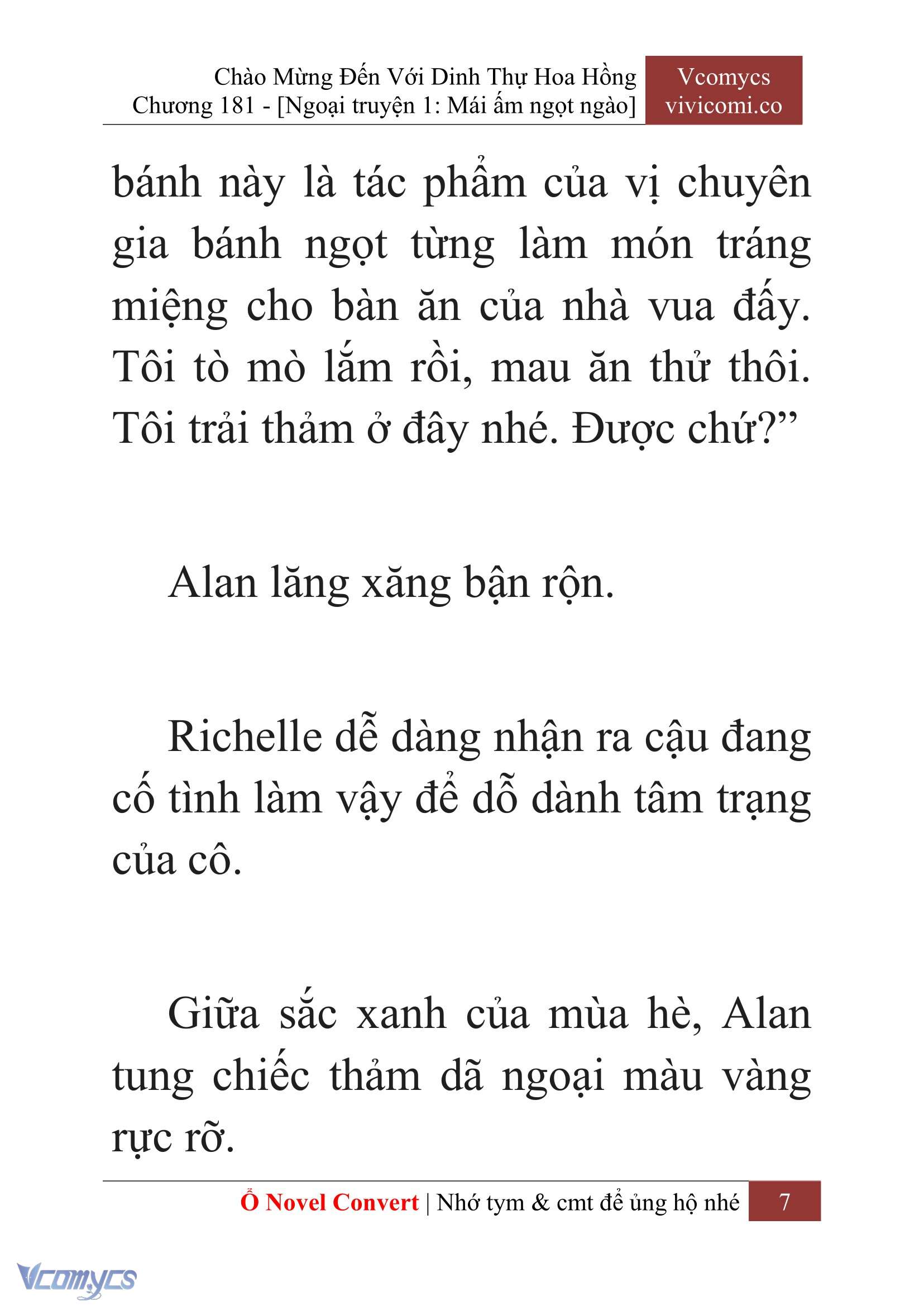 [Novel] Chào Mừng Đến Với Dinh Thự Hoa Hồng Chap 181 - Trang 2