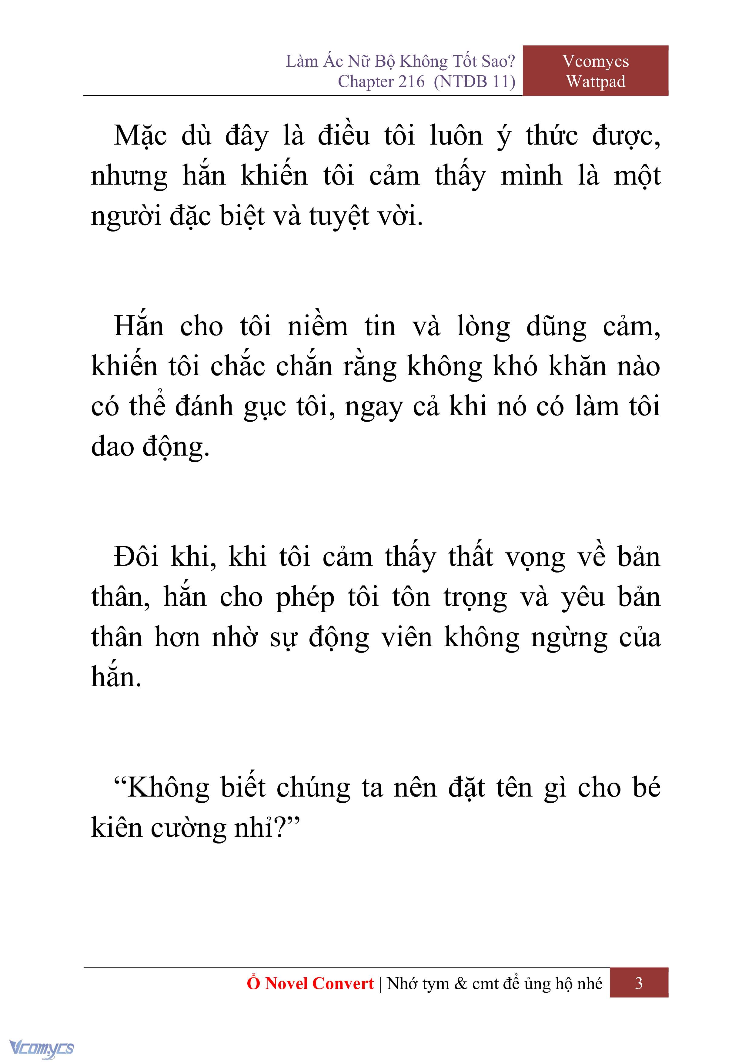 [Novel] Làm Ác Nữ Bộ Không Tốt Sao? Chap 216 - Trang 2