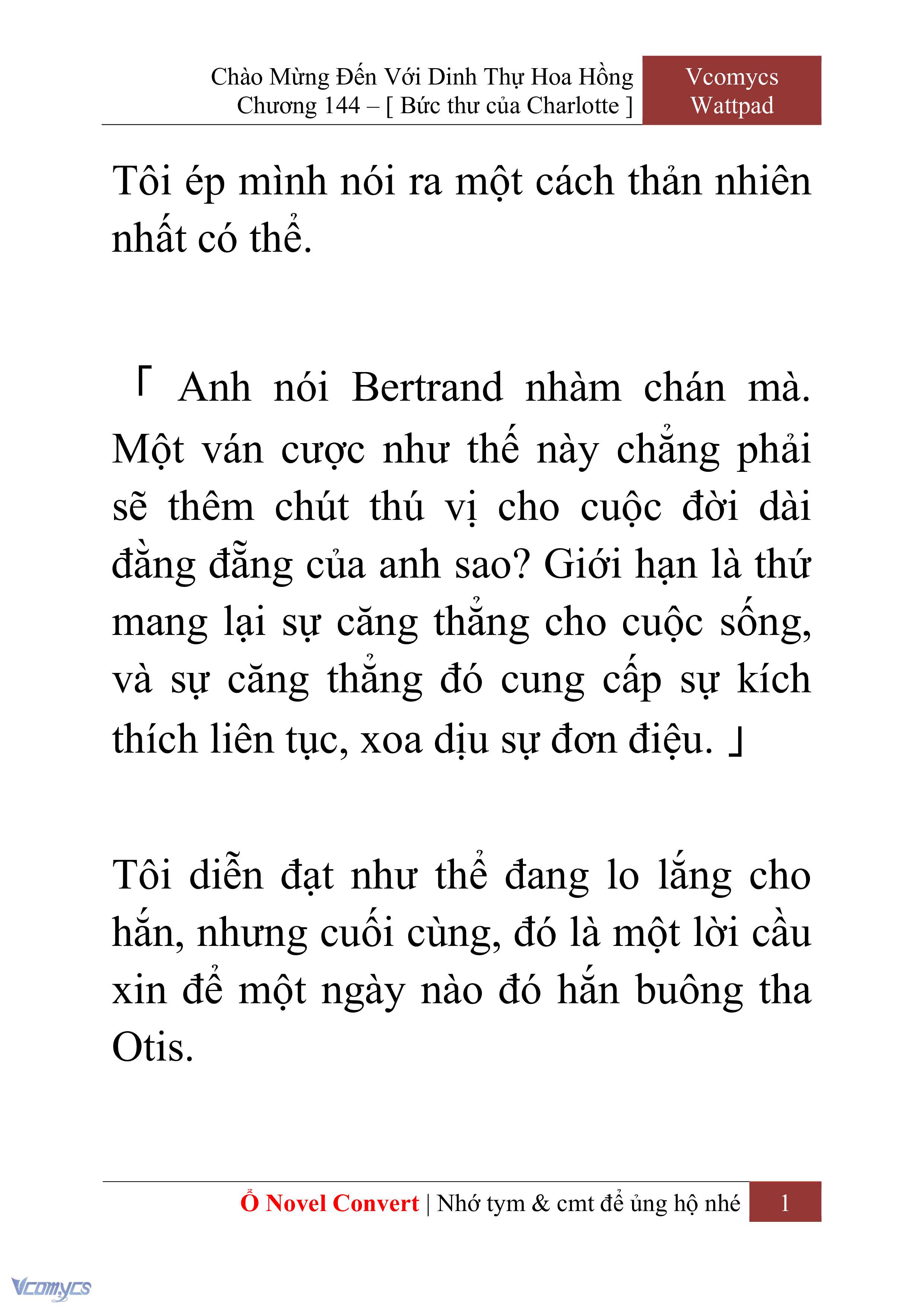 [Novel] Chào Mừng Đến Với Dinh Thự Hoa Hồng Chap 144 - Trang 2
