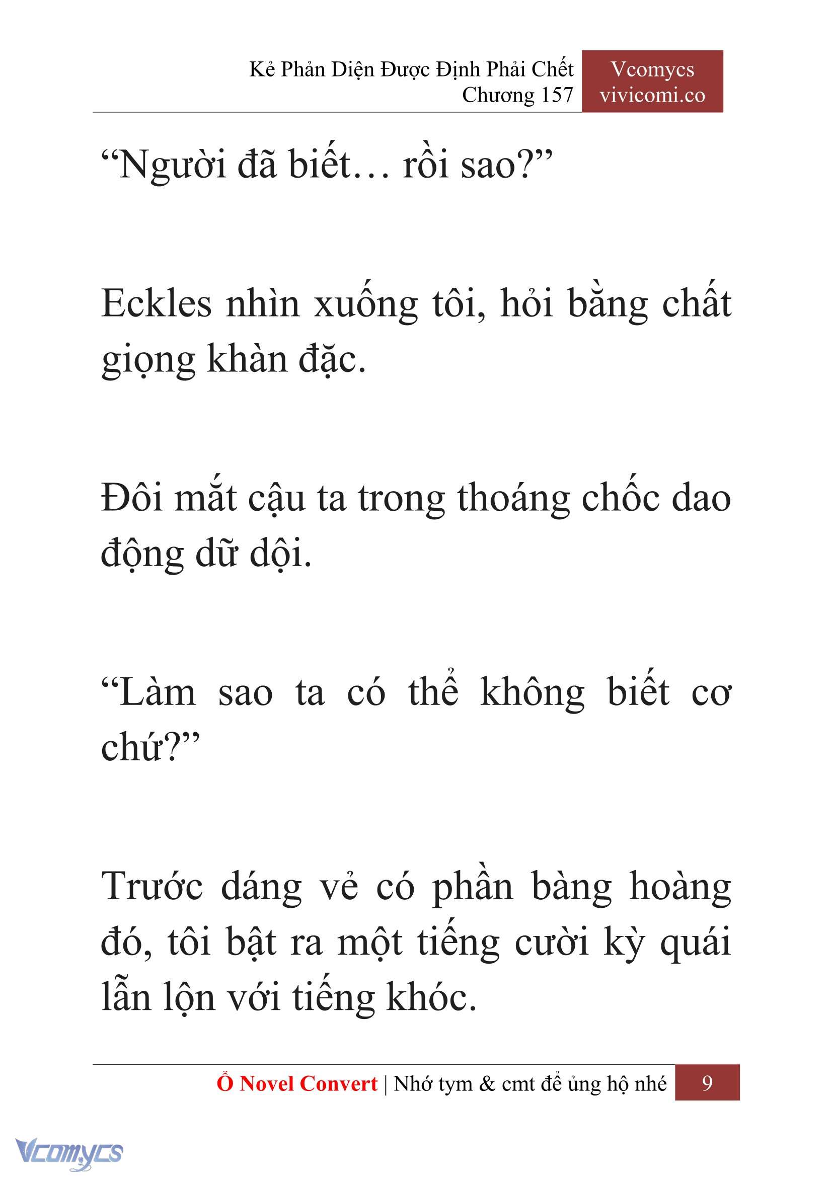 [Novel] Kẻ Phản Diện Được Định Phải Chết Chap 157 - Trang 2