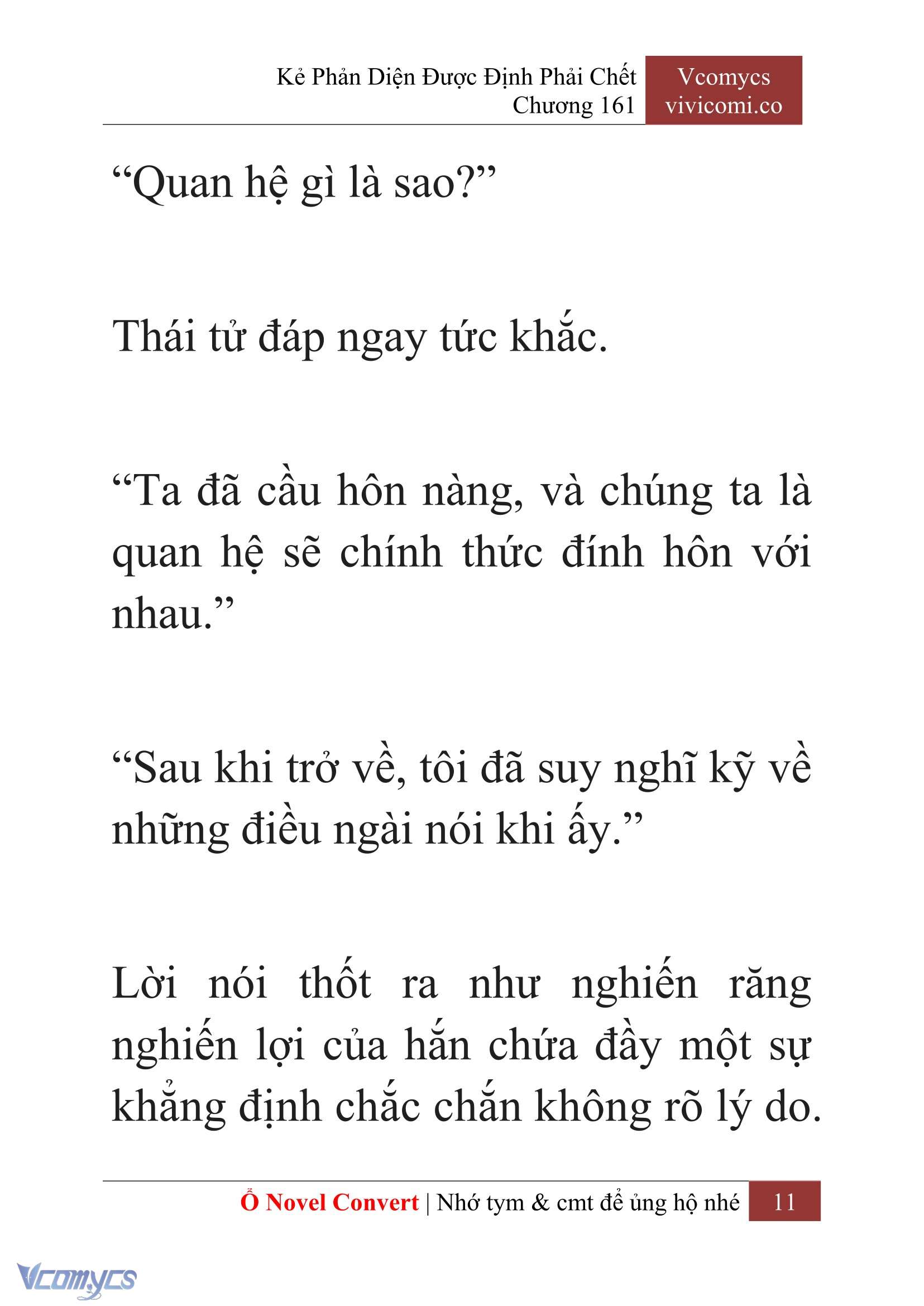 [Novel] Kẻ Phản Diện Được Định Phải Chết Chap 161 - Trang 2