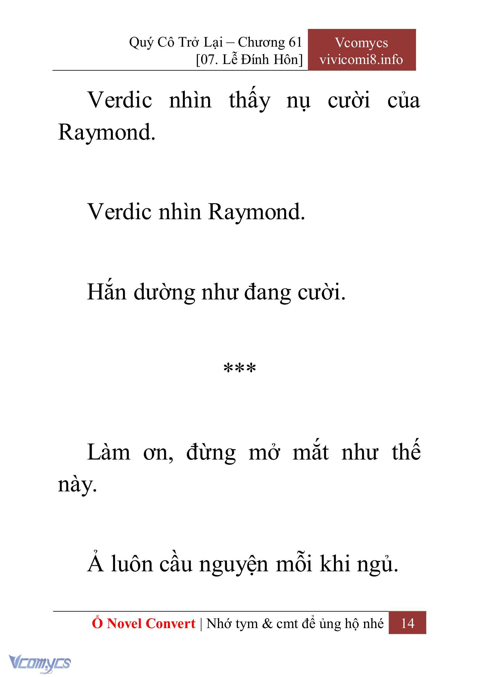 [Novel] Quý Cô Trở Lại Chap 61 - Trang 2