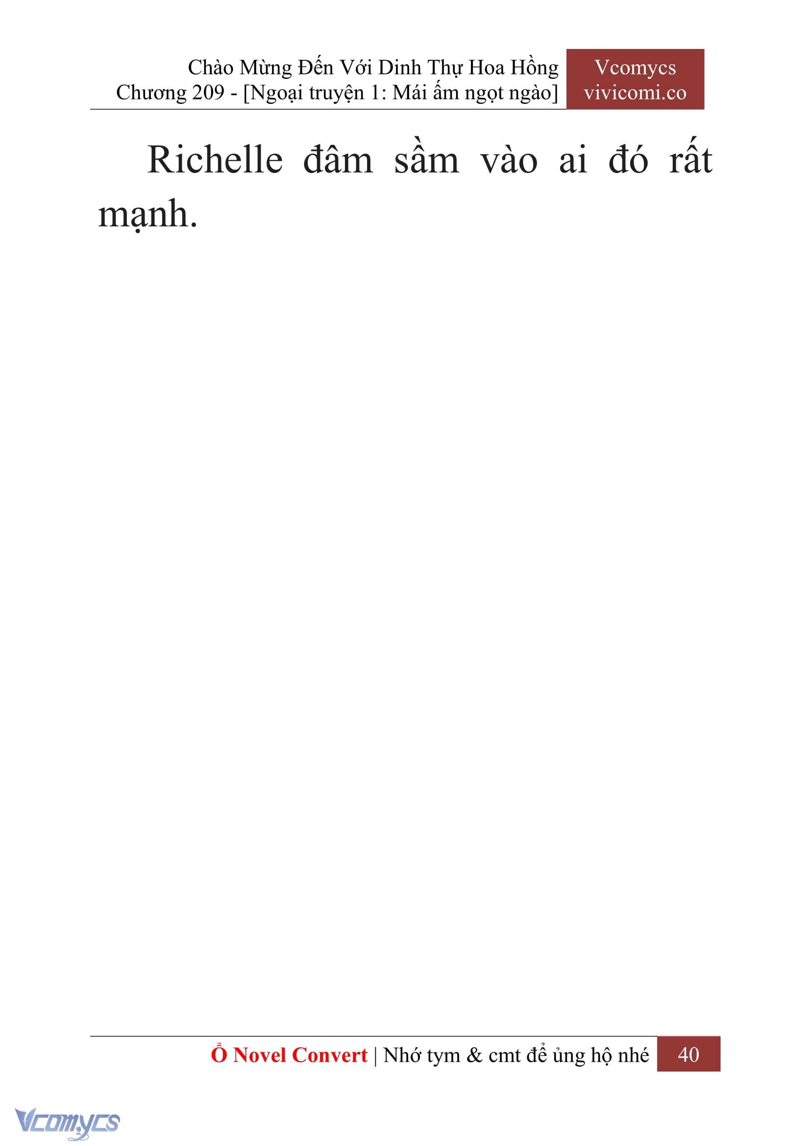 [Novel] Chào Mừng Đến Với Dinh Thự Hoa Hồng Chap 209 - Trang 2