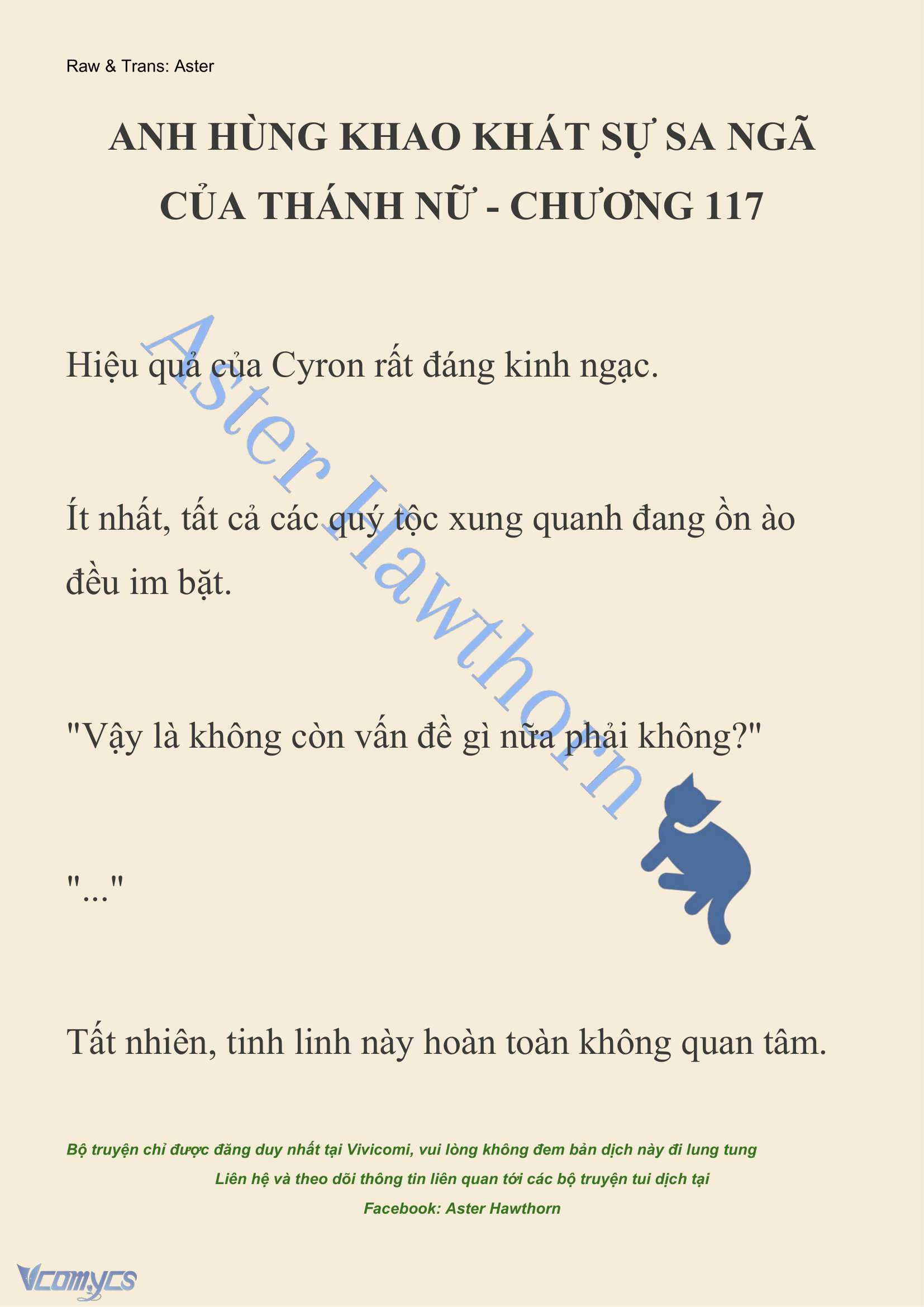 [NOVEL] Anh Hùng Khao Khát Sự Sa Ngã Của Thánh Nữ Chap 117 - Trang 2