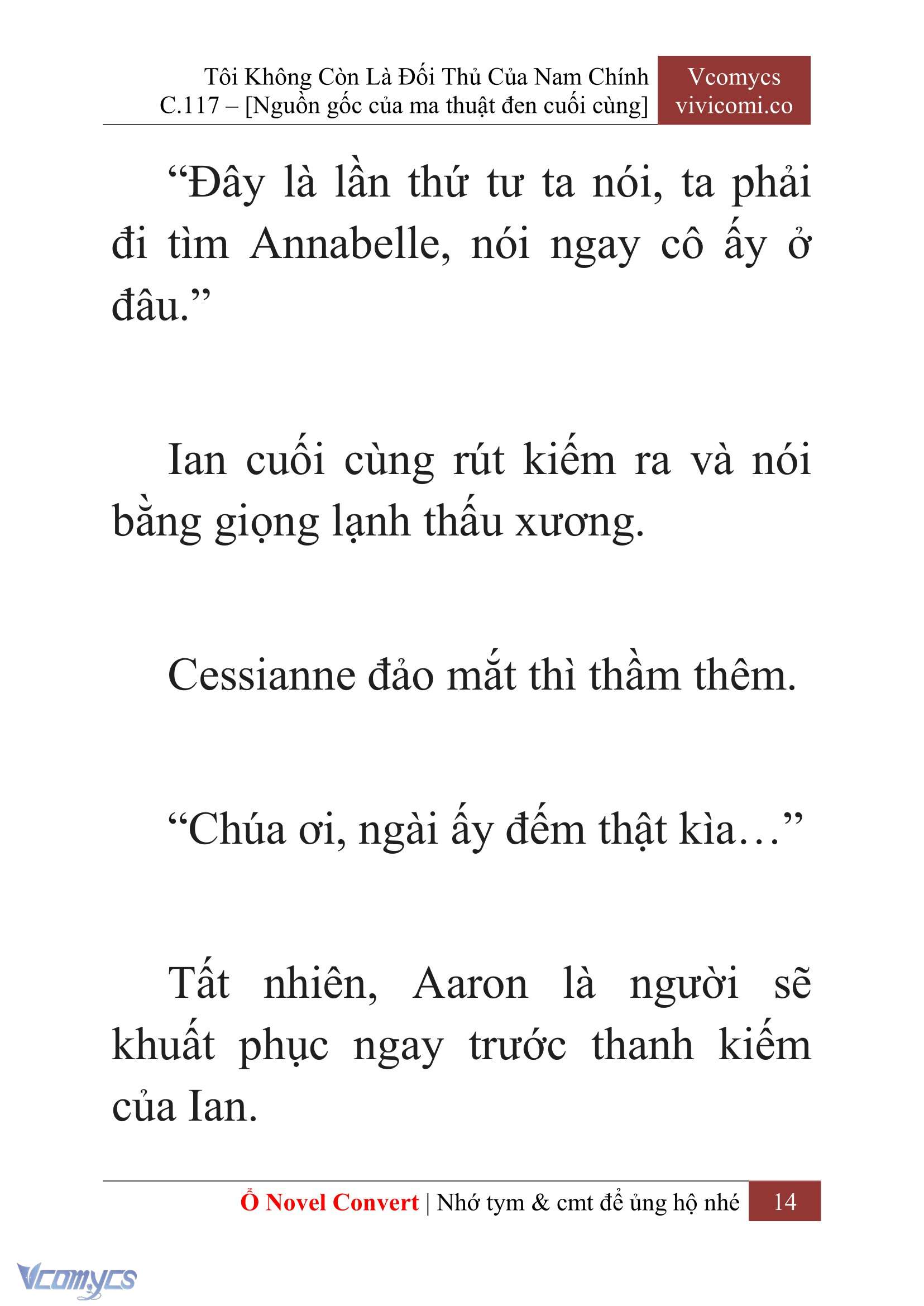 [Novel] Tôi Không Còn Là Đối Thủ Của Nam Chính Chap 117 - Trang 2