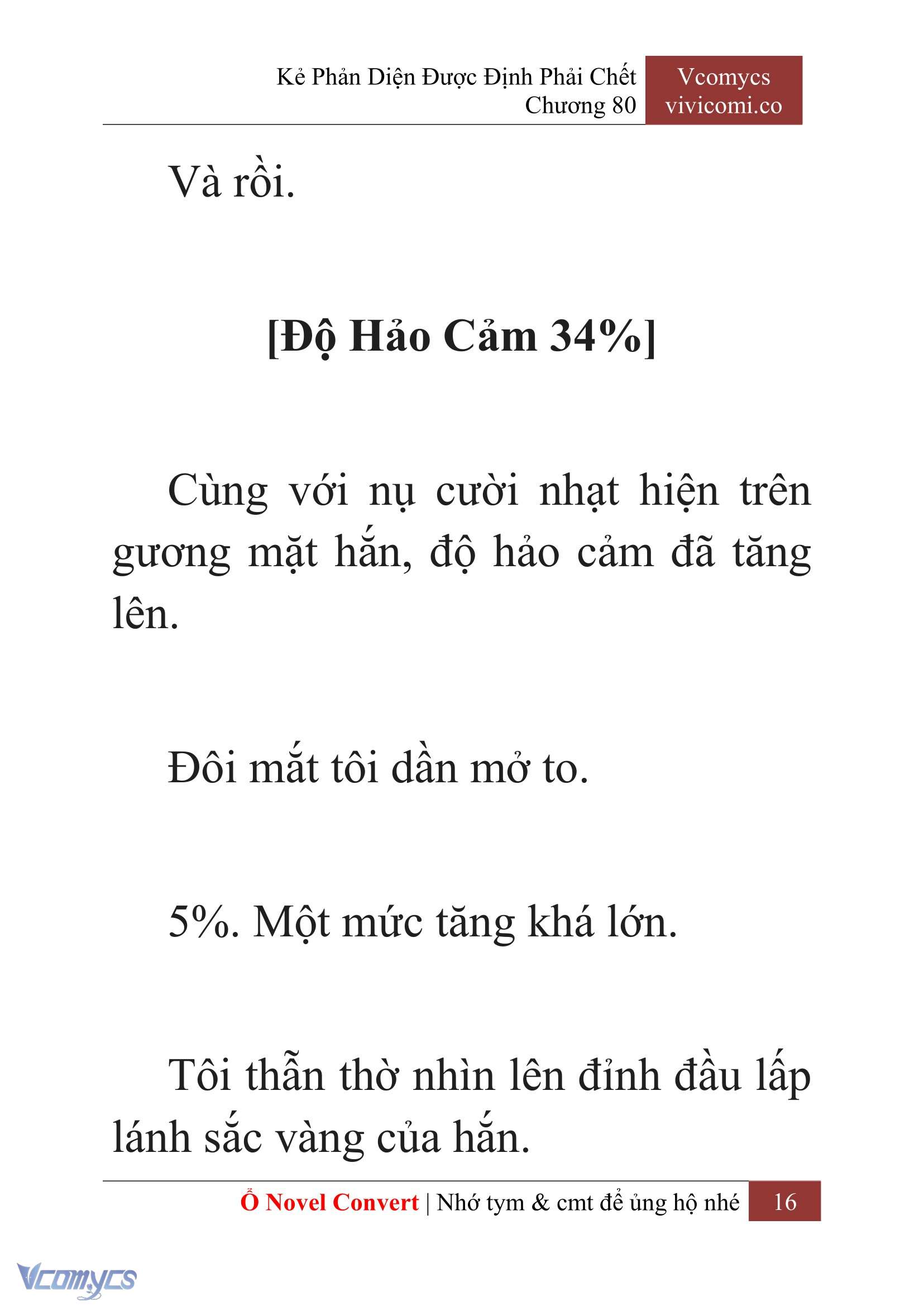[Novel] Kẻ Phản Diện Được Định Phải Chết Chap 80 - Trang 2