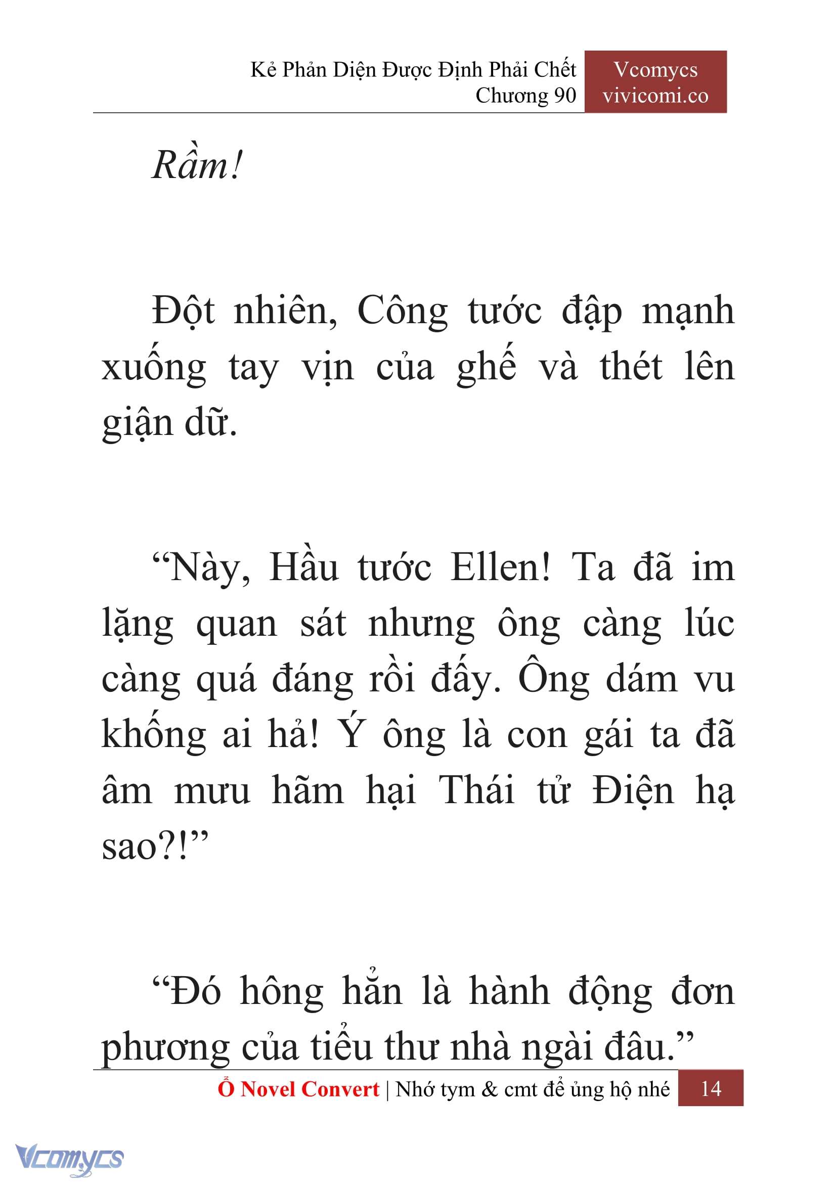 [Novel] Kẻ Phản Diện Được Định Phải Chết Chap 90 - Next Chap 91