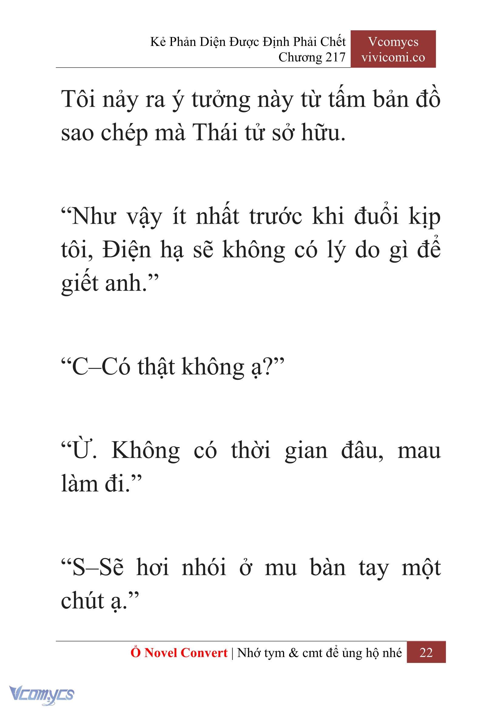 [Novel] Kẻ Phản Diện Được Định Phải Chết Chap 217 - Next Chap 218
