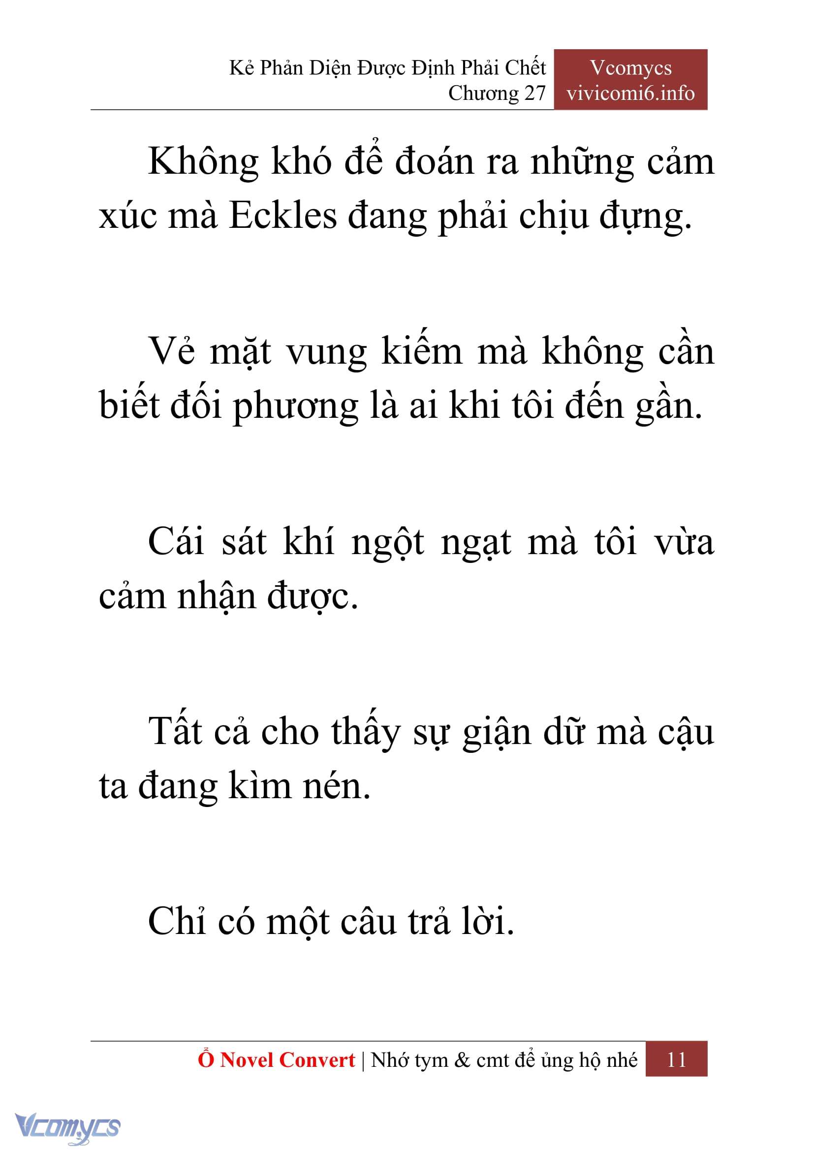 [Novel] Kẻ Phản Diện Được Định Phải Chết Chap 27 - Trang 2