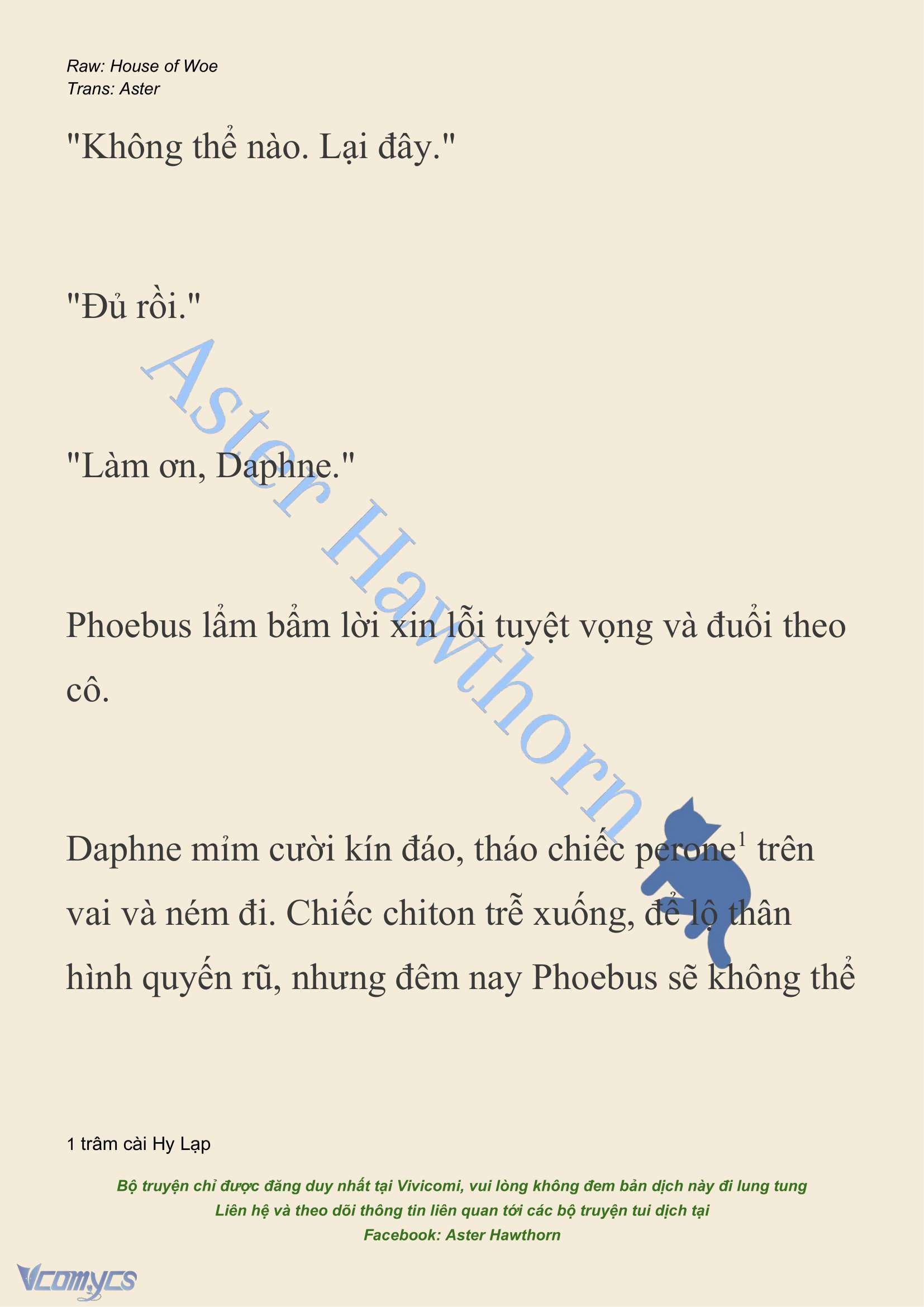 [NOVEL] Dành Cho Các Nữ Thần: Dành cho Psyche Chap 14 - Trang 2