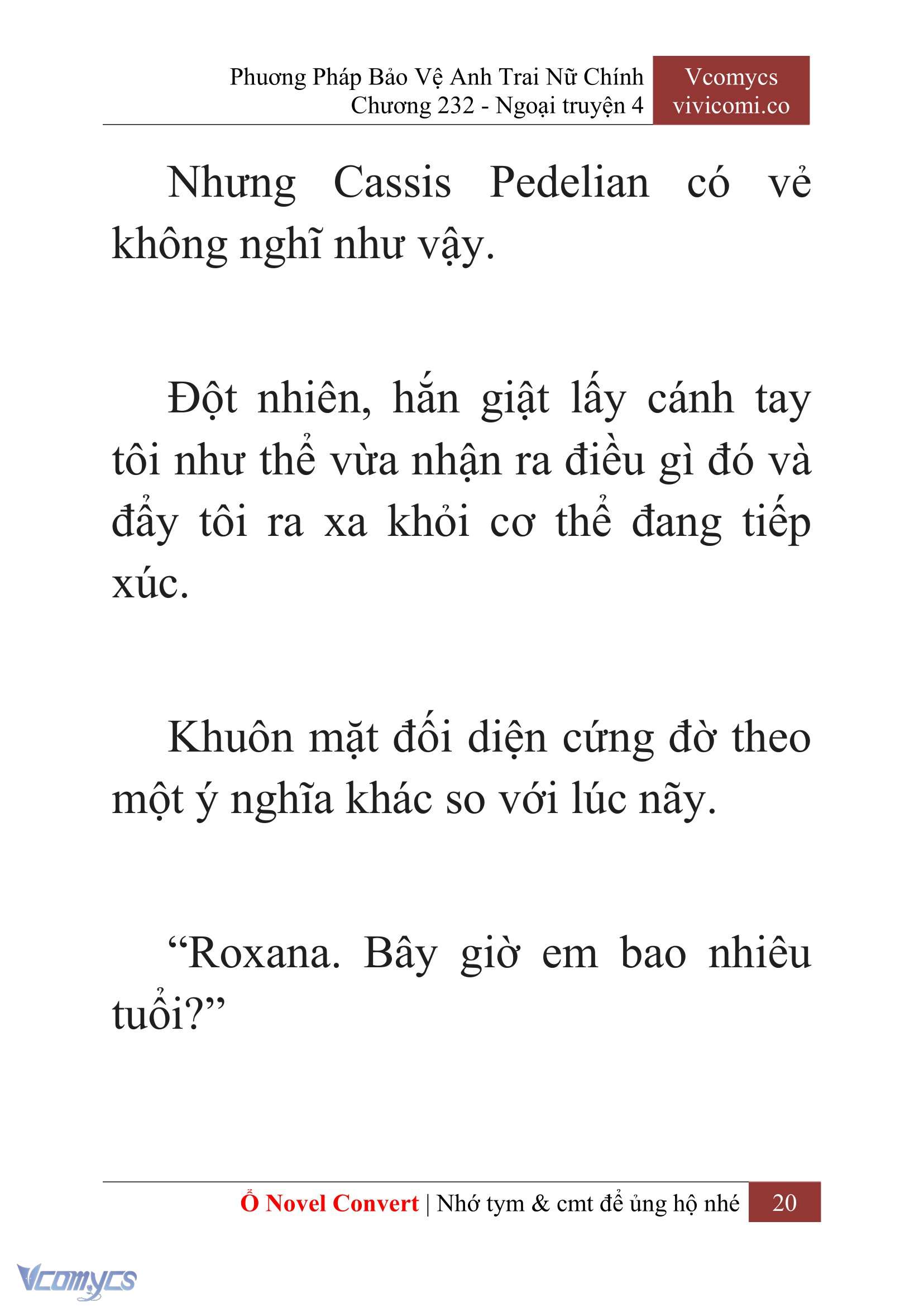 [Novel] Phương Pháp Bảo Vệ Anh Trai Nữ Chính Chap 232 - Trang 2