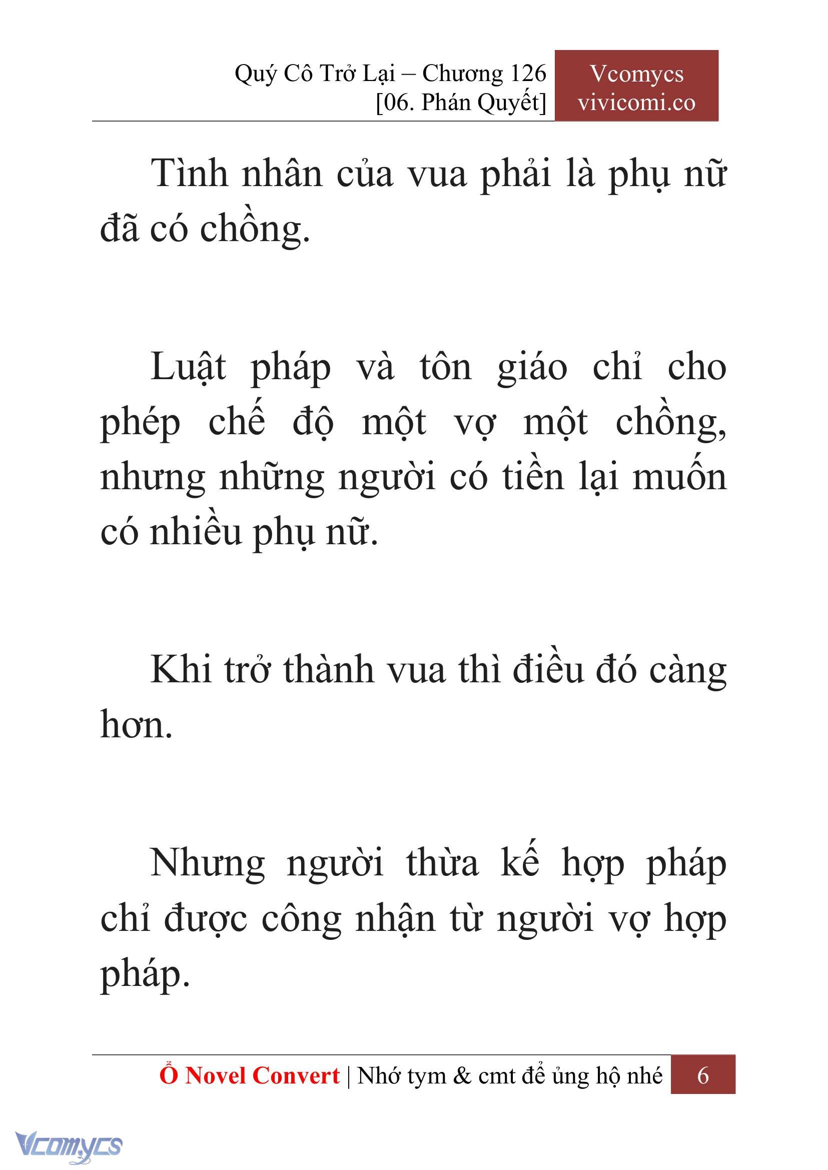 [Novel] Quý Cô Trở Lại Chap 126 - Trang 2