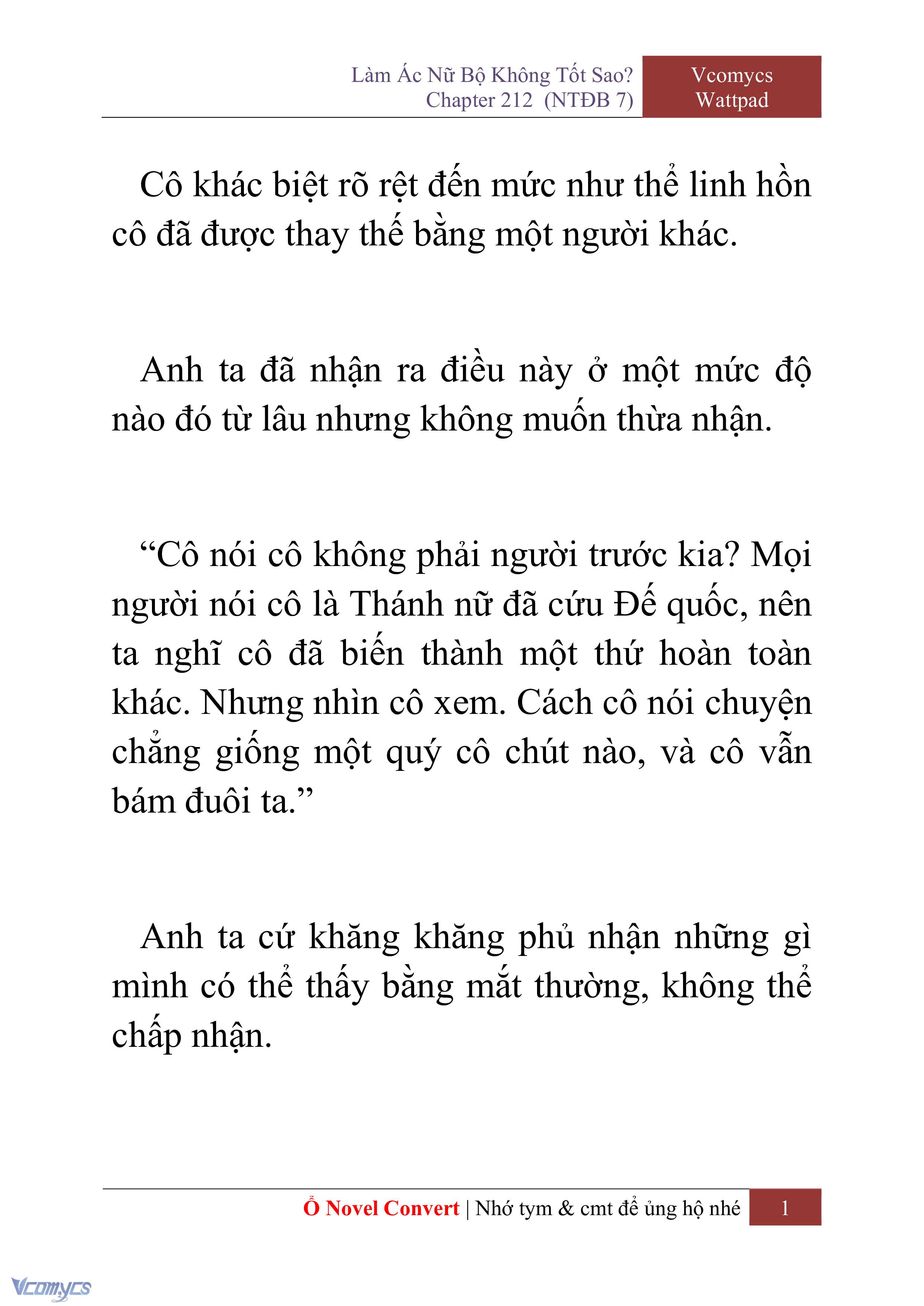 [Novel] Làm Ác Nữ Bộ Không Tốt Sao? Chap 212 - Trang 2