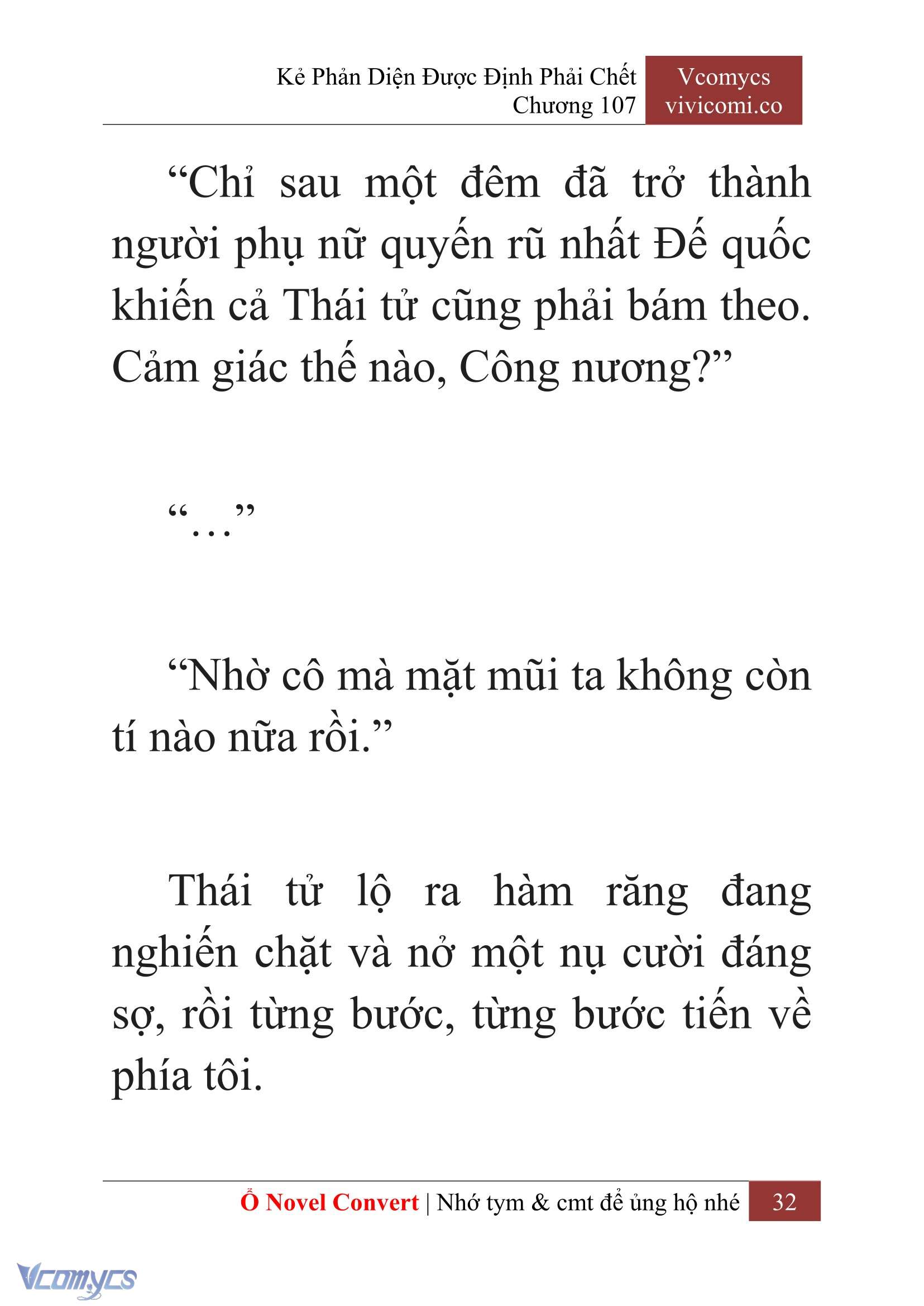[Novel] Kẻ Phản Diện Được Định Phải Chết Chap 107 - Trang 2