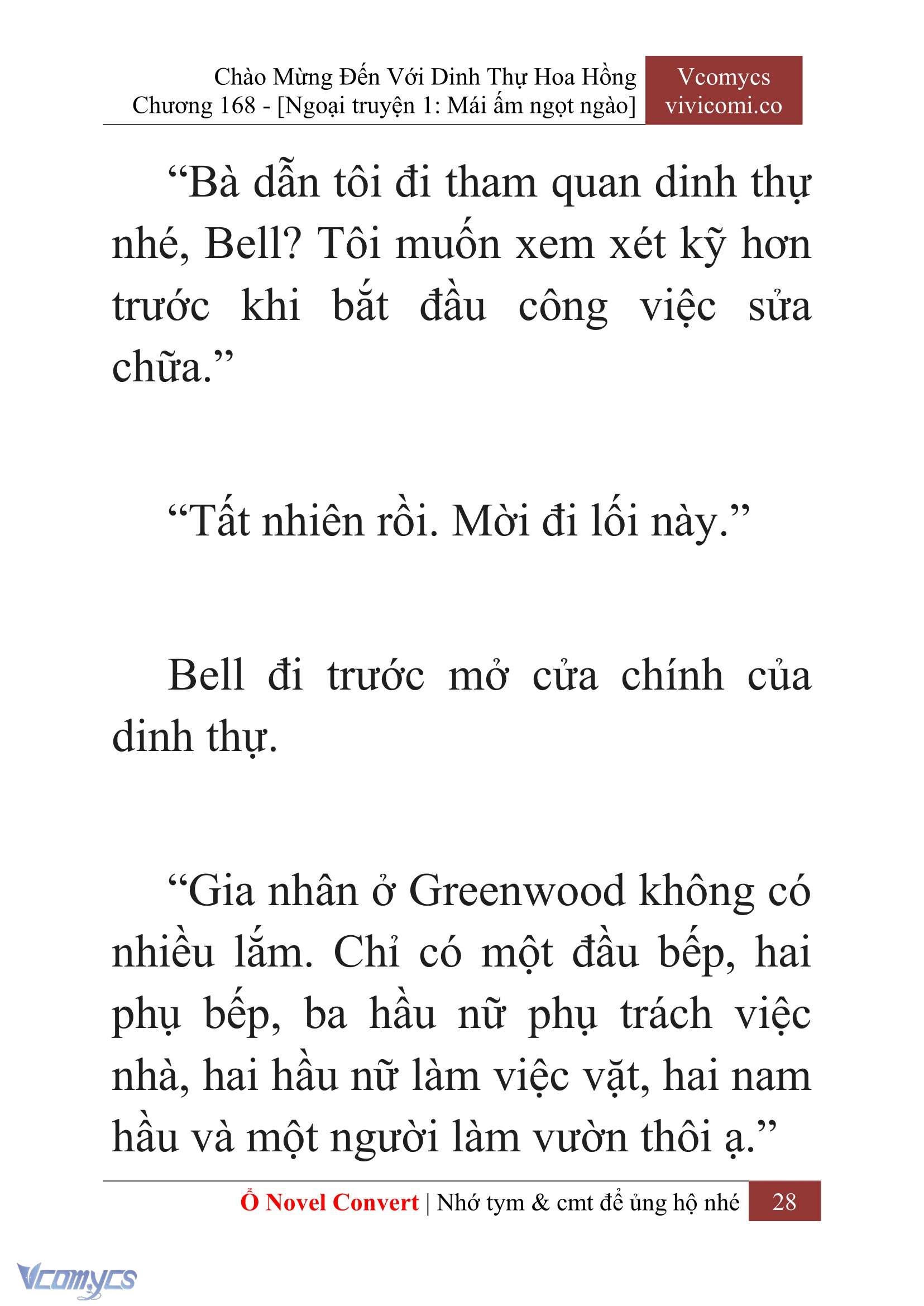 [Novel] Chào Mừng Đến Với Dinh Thự Hoa Hồng Chap 168 - Trang 2