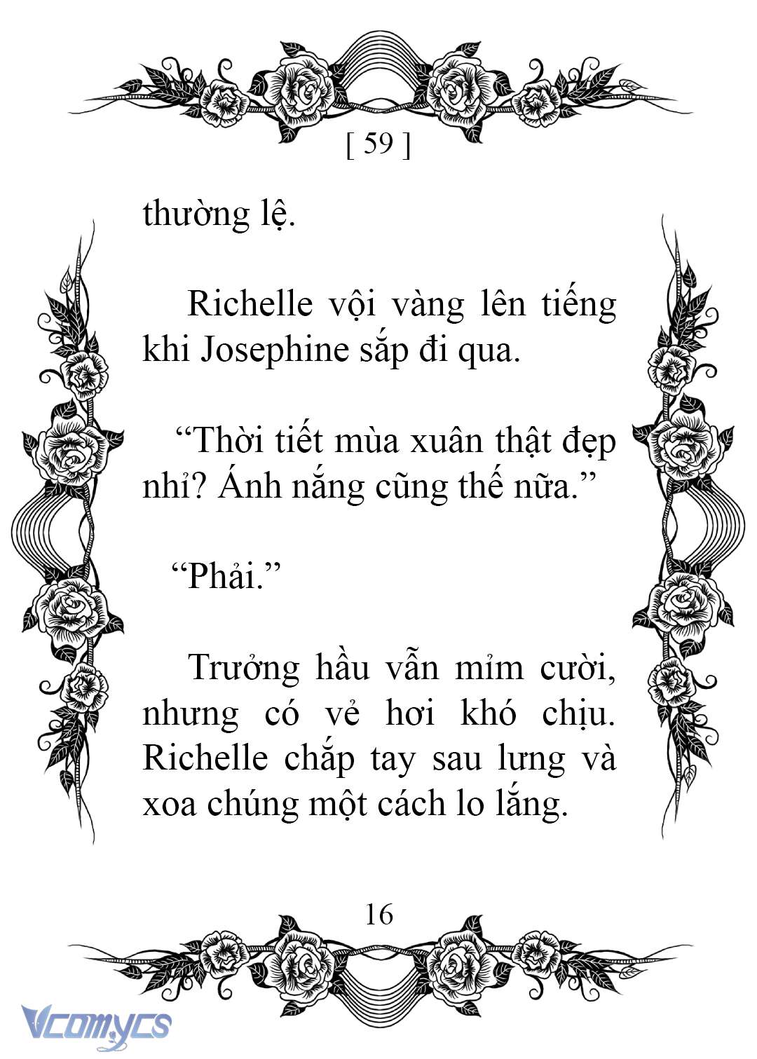 [Novel] Chào Mừng Đến Với Dinh Thự Hoa Hồng Chap 59 - Next Chap 60