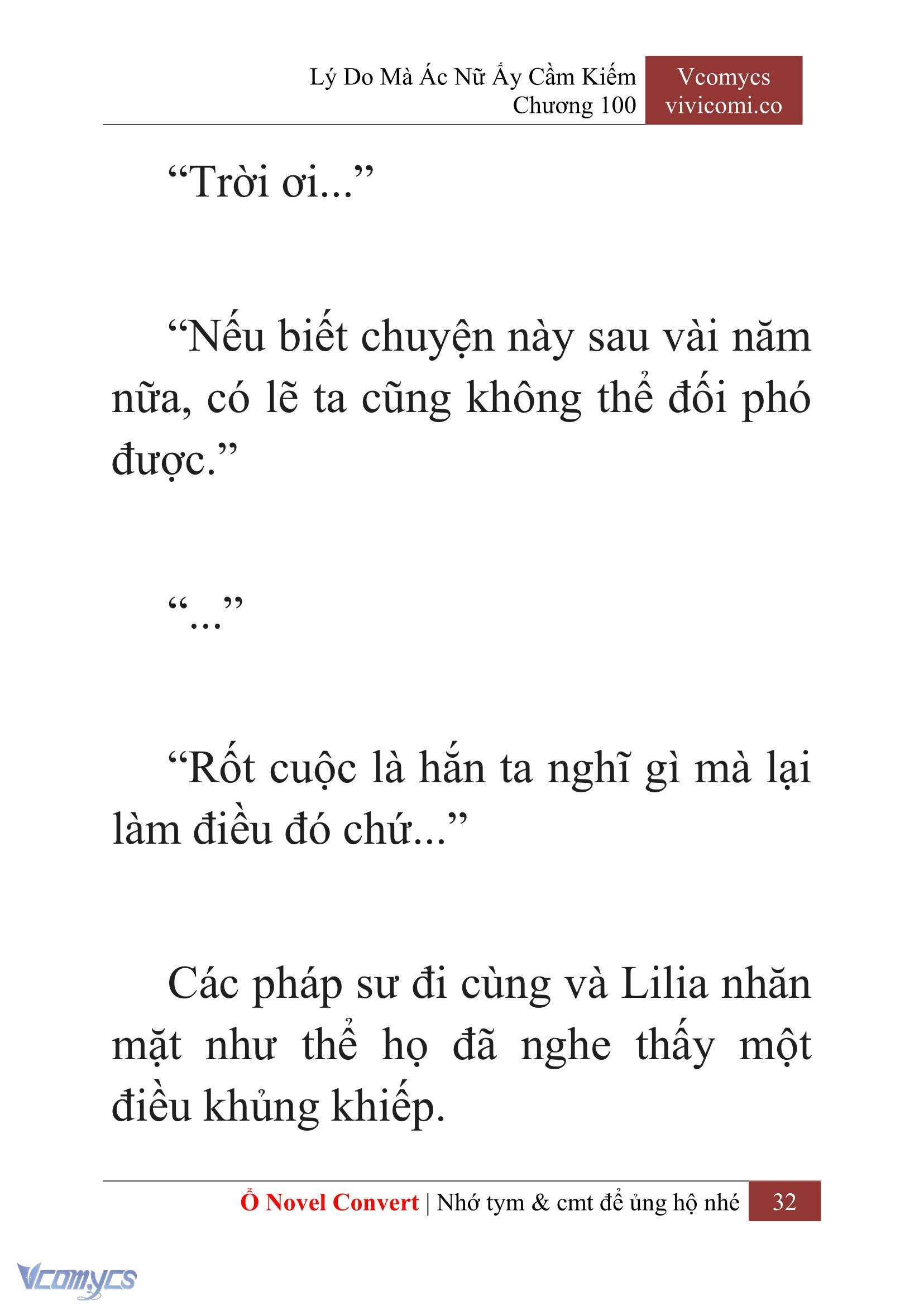 [Novel] Lý Do Mà Ác Nữ Ấy Cầm Kiếm Chap 100 - Next Chap 101