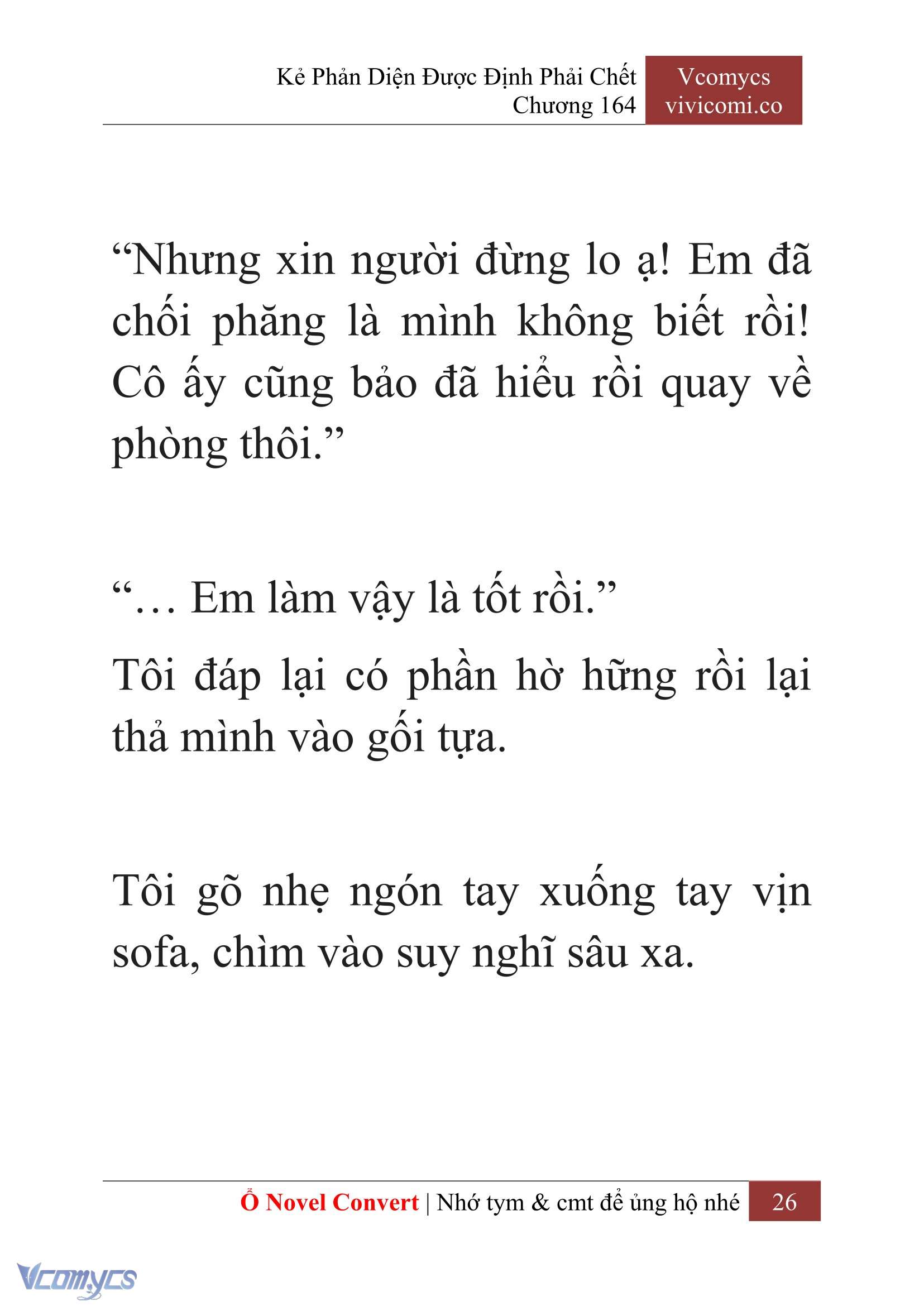 [Novel] Kẻ Phản Diện Được Định Phải Chết Chap 164 - Trang 2