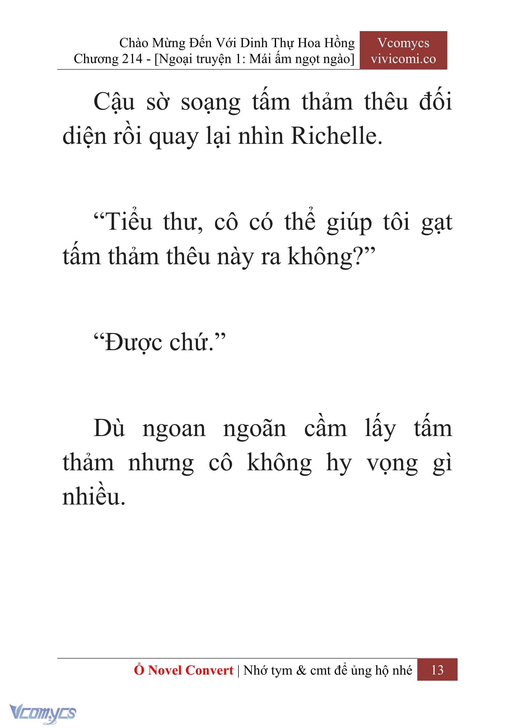 [Novel] Chào Mừng Đến Với Dinh Thự Hoa Hồng Chap 214 - Trang 2