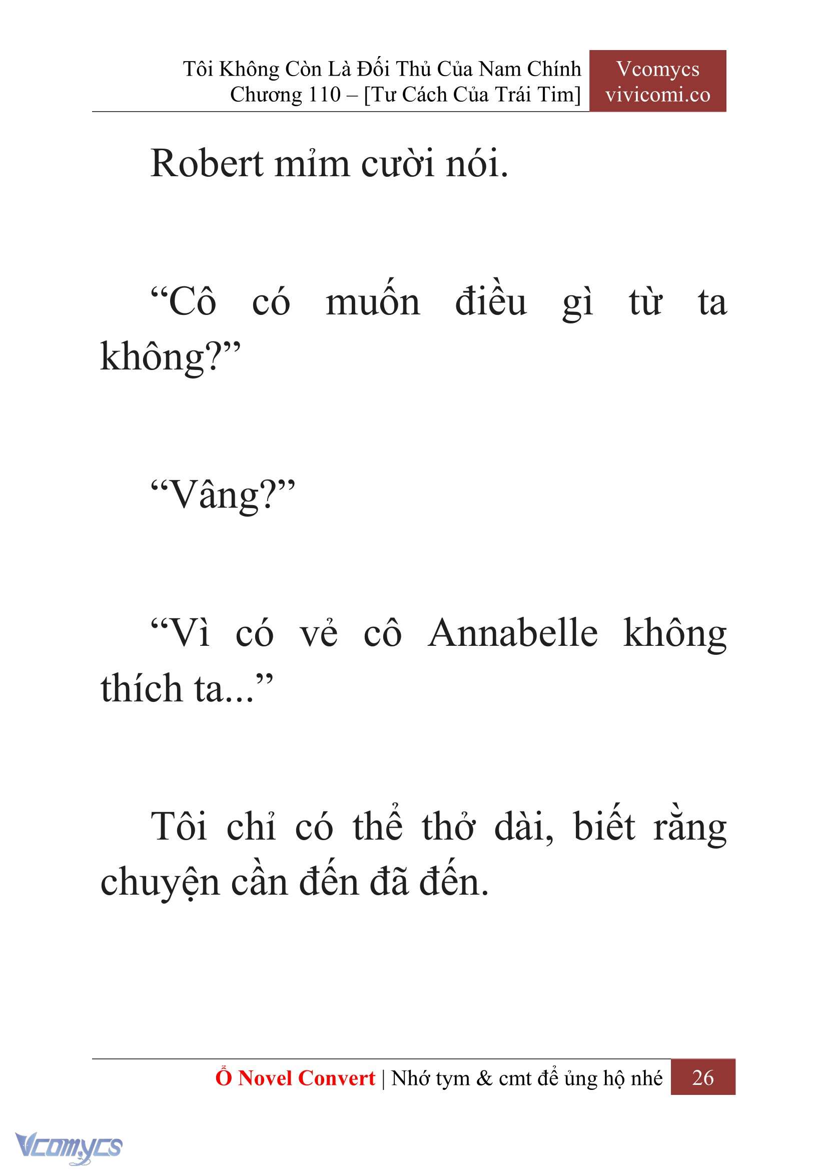 [Novel] Tôi Không Còn Là Đối Thủ Của Nam Chính Chap 110 - Trang 2
