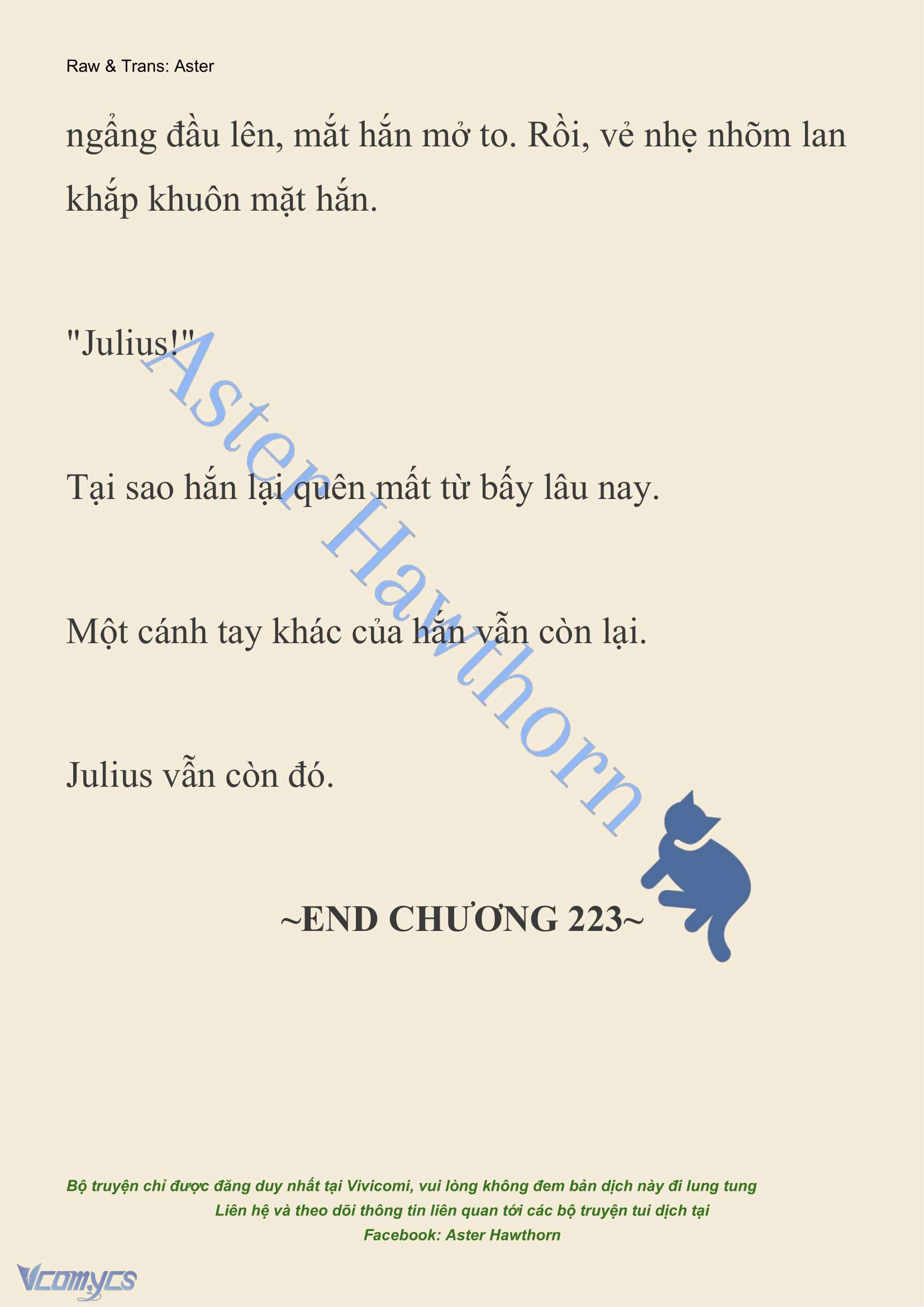 [NOVEL] Cách Để Em Bảo Vệ Anh Chap 223 - Next Chap 224